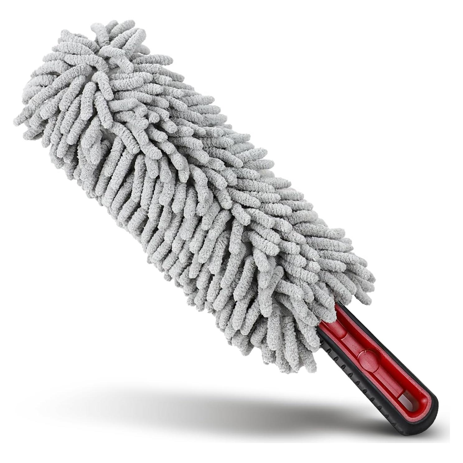 Duster de Coche Wuyaoyao Microfibra 35 cm Gris Claro