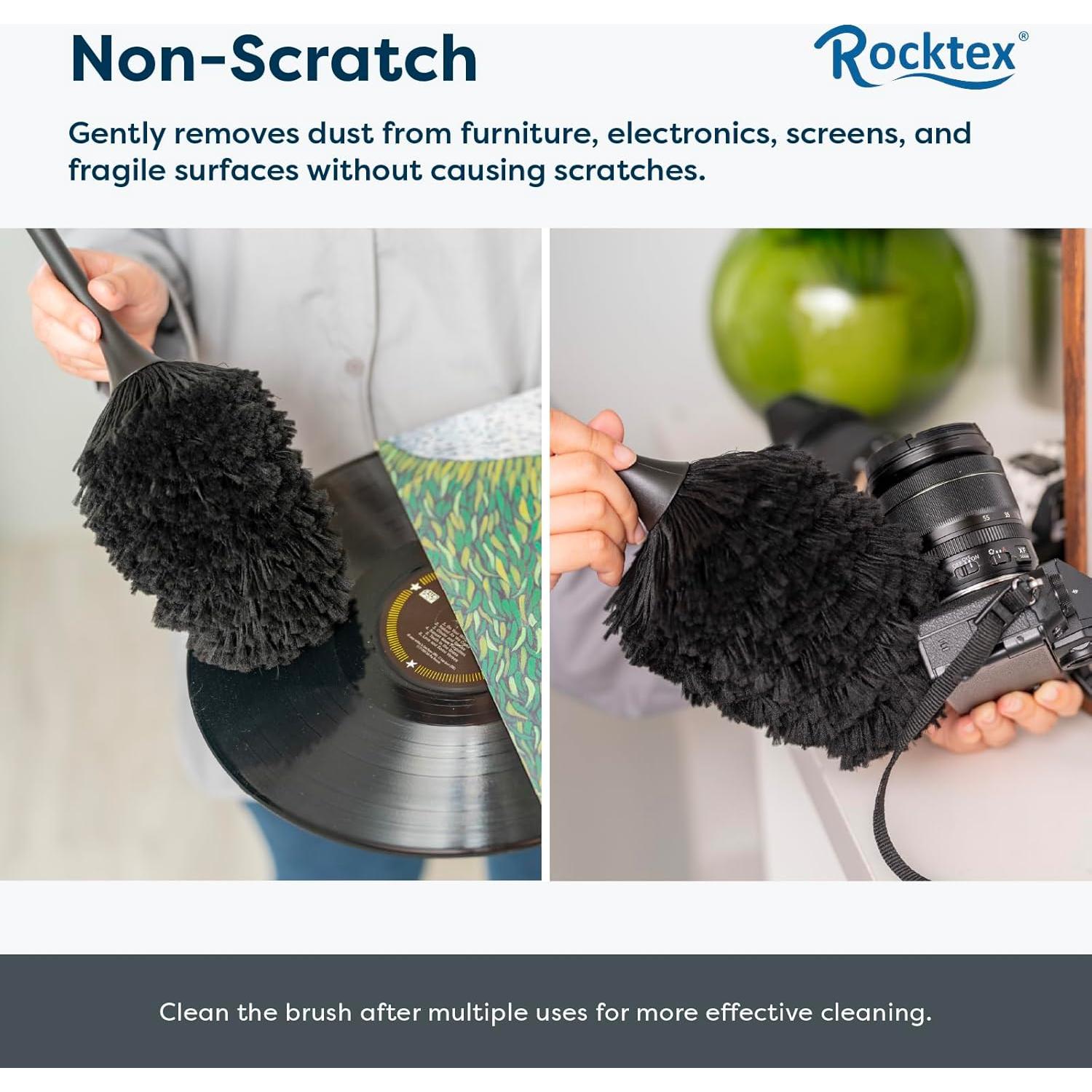 Cepillo Antiestático Rocktex para Electrónicos y Pantallas