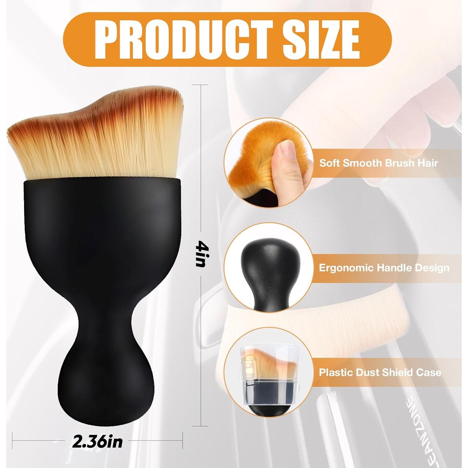 Cepillo de Detalle de Coche Woyuosn - Microfibra Doble Uso