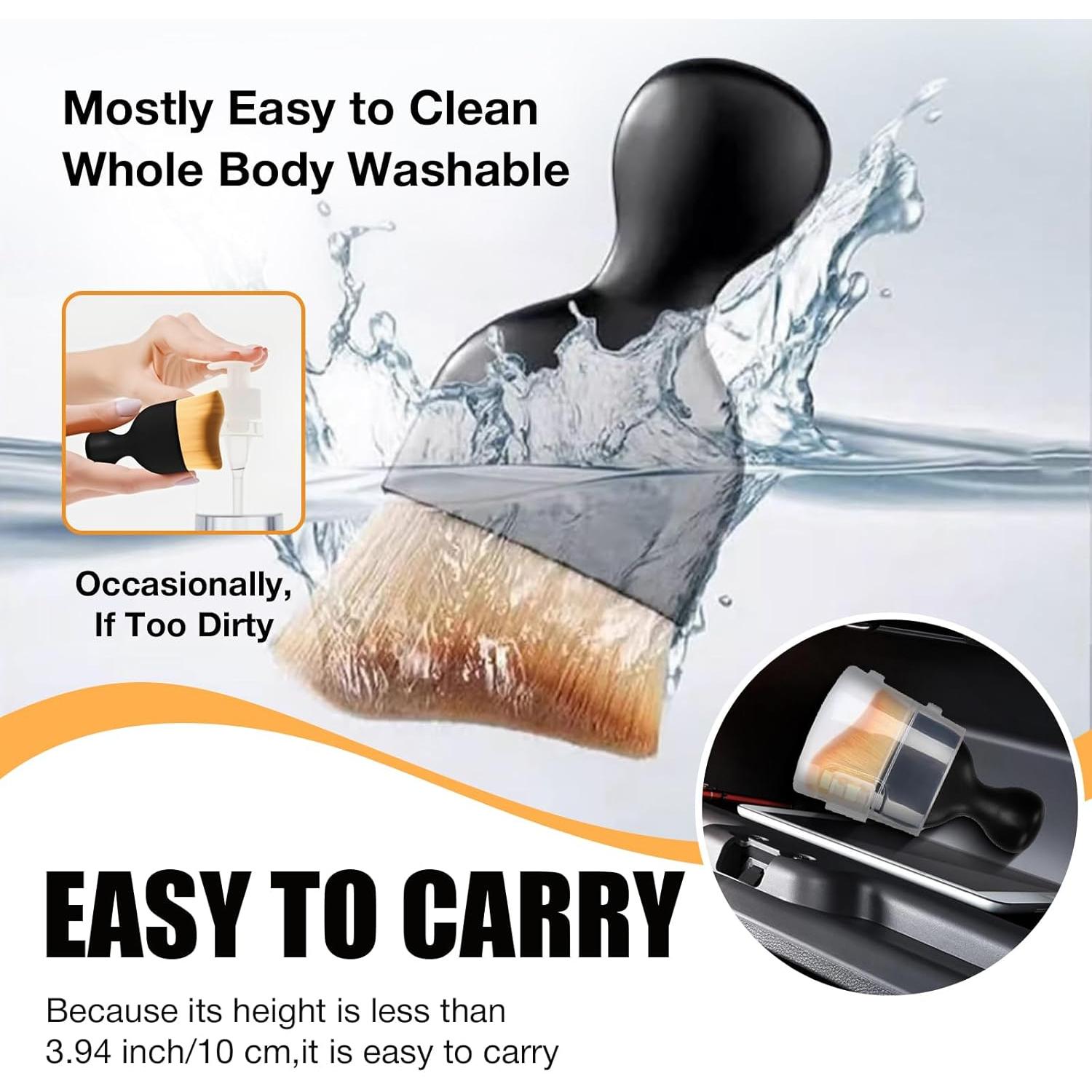 Cepillo de Detalle de Coche Woyuosn - Microfibra Doble Uso