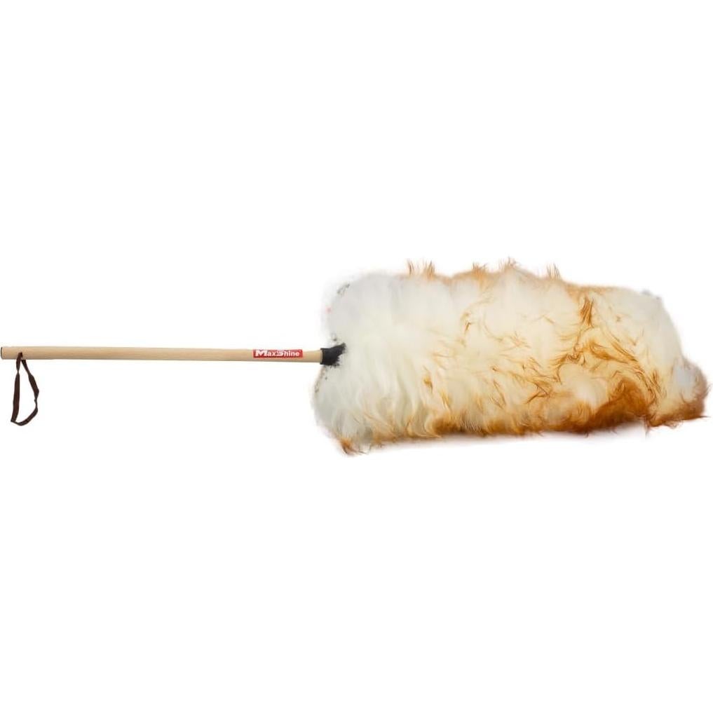 Duster de Detalle Maxshine 100% Lana de Cordero 35.6 cm