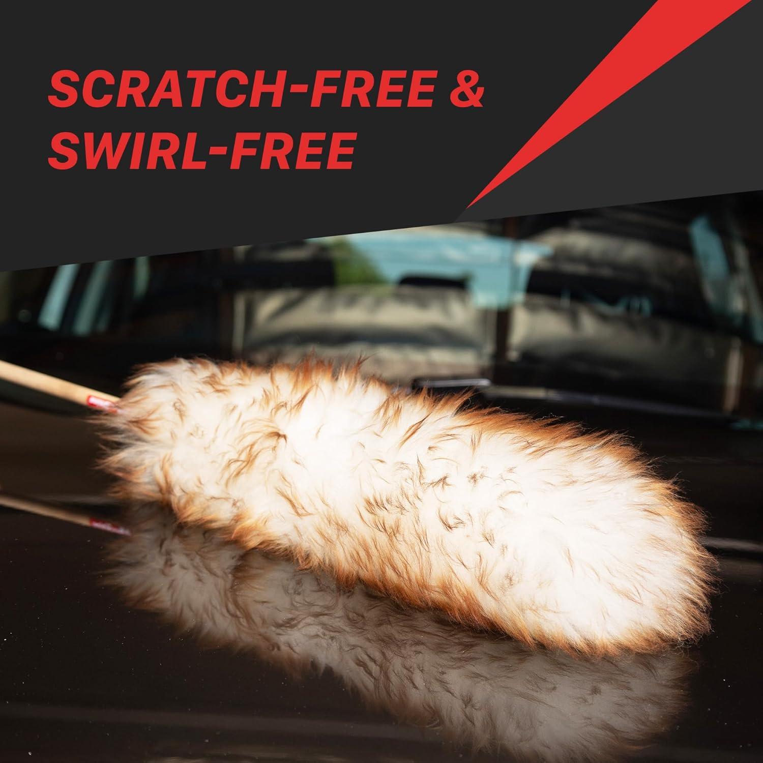 Duster de Detalle Maxshine 100% Lana de Cordero 35.6 cm