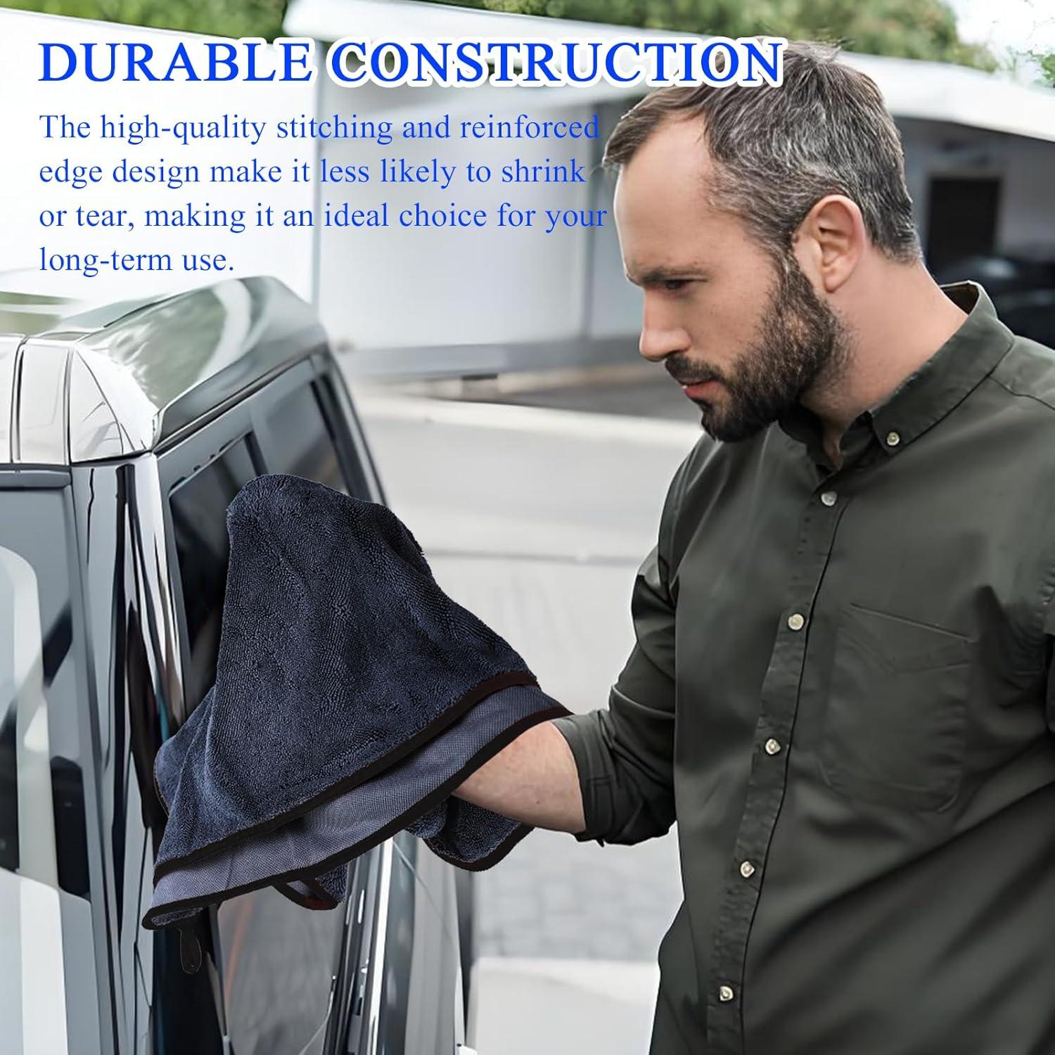 Toalla de Secado para Autos Wuyaoyao 90x60 cm Microfibra 600GSM