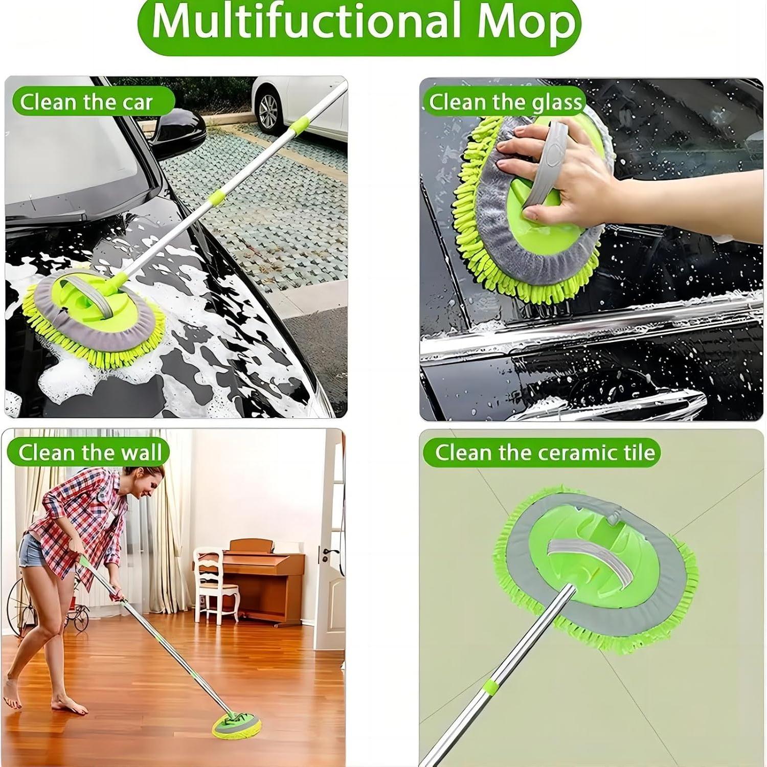 Cepillo de Lavado de Autos 2 en 1 WillingHeart Verde 160 cm