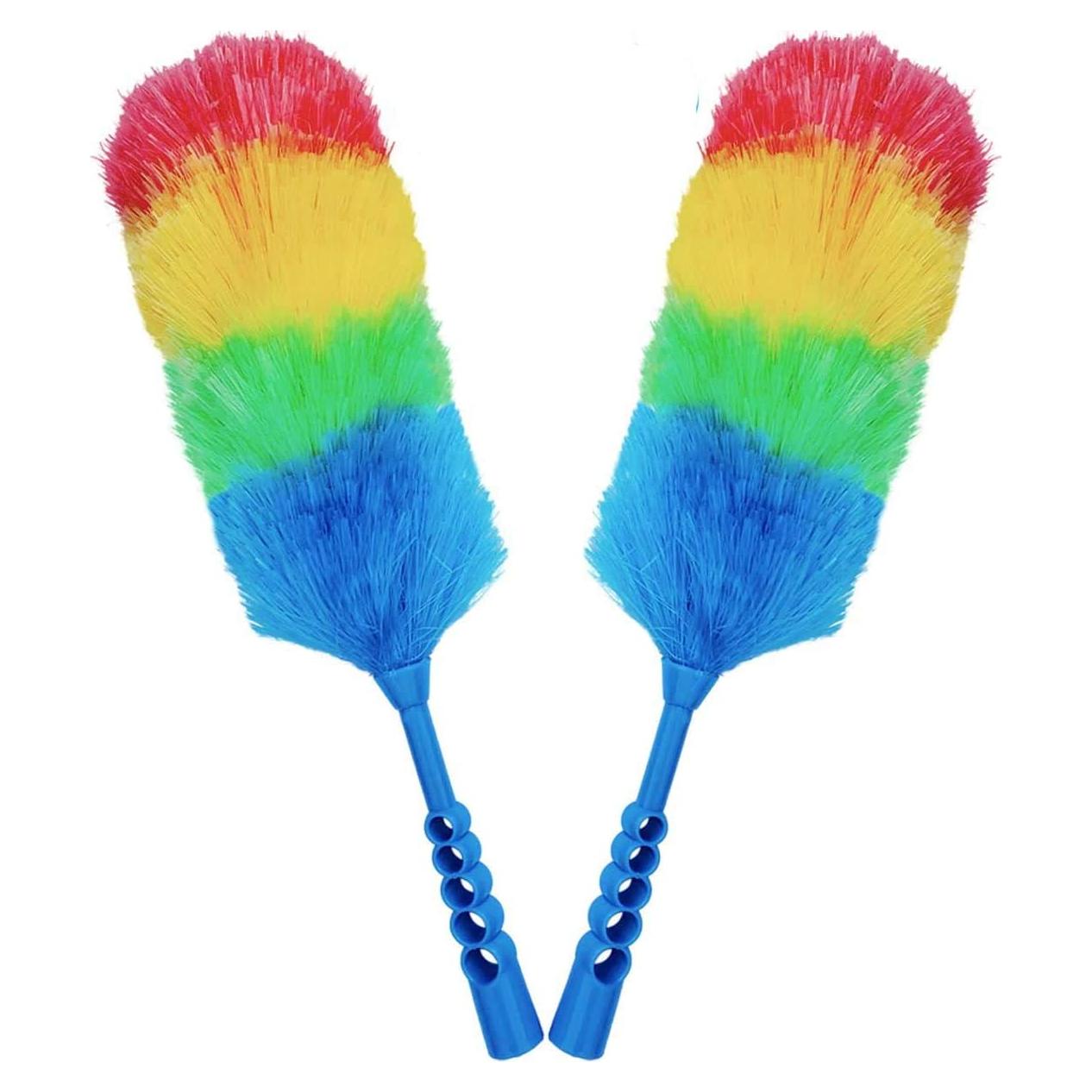 Paquete de 2 Plumeros Estáticos Tockrop 48 cm Lavables y Flexibles