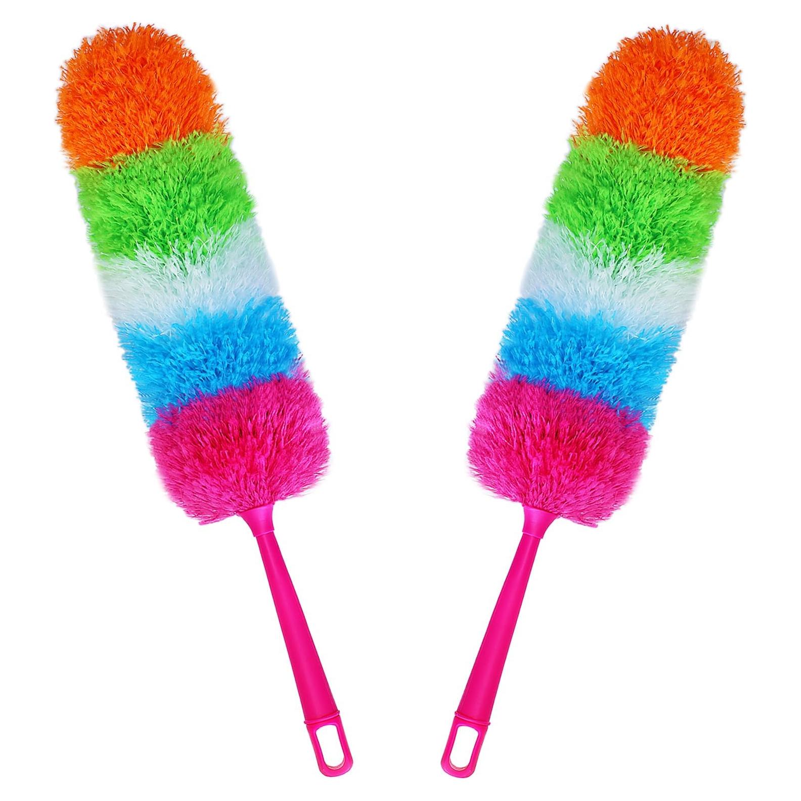 Paquete de 2 Plumeros de Microfibra HSHTTKL 50.8 cm Lavables