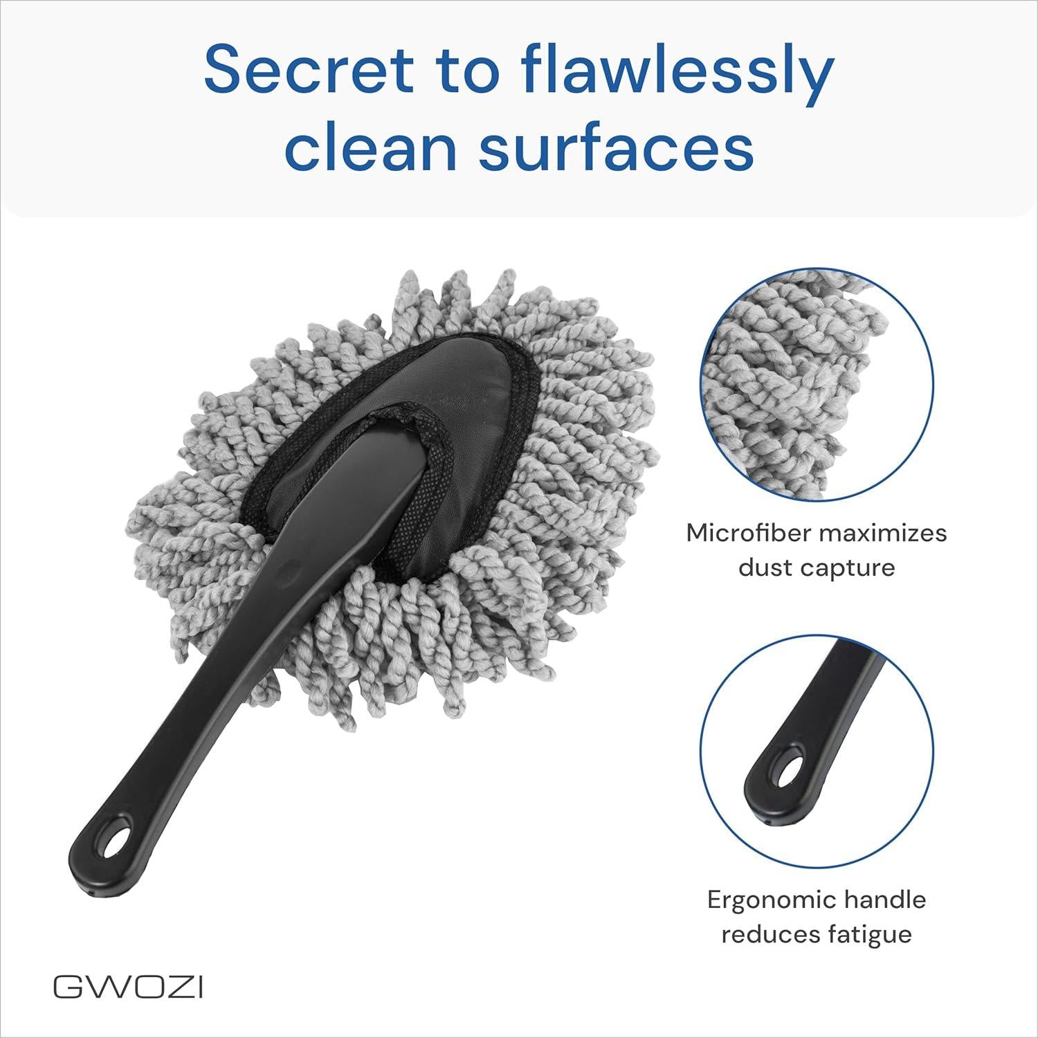 Duster de Coche GWOZI 2 Pcs Microfibra Sin Rayones