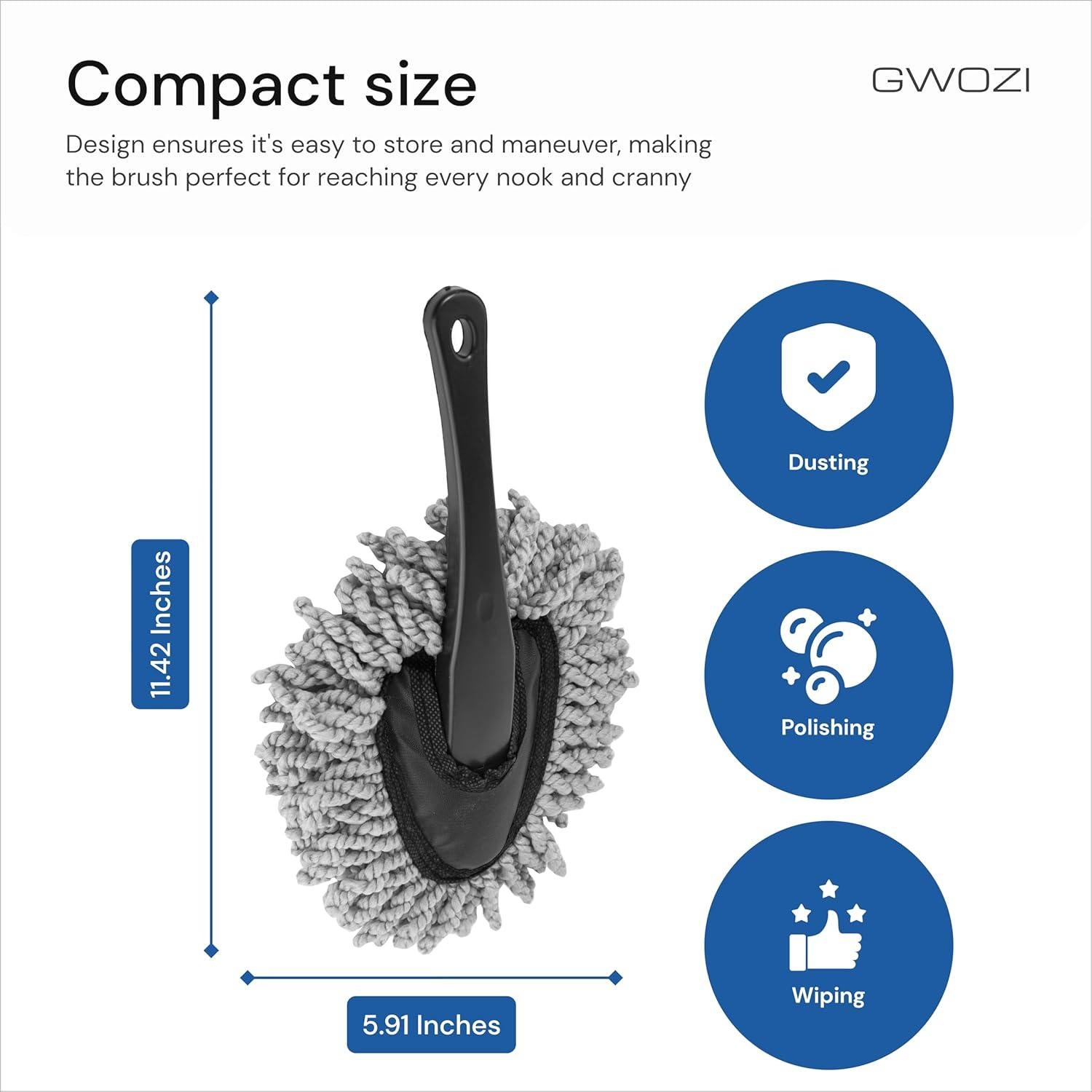 Duster de Coche GWOZI 2 Pcs Microfibra Sin Rayones