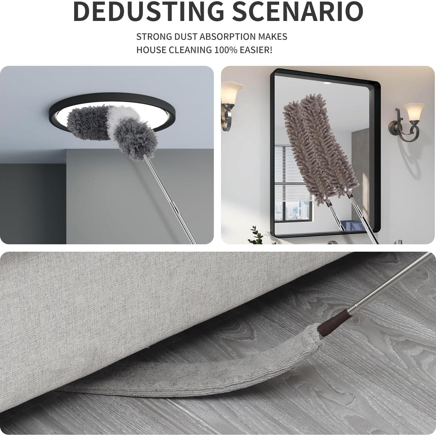 Duster Telescópico Lavable JOVANT 7 Piezas 2.50m