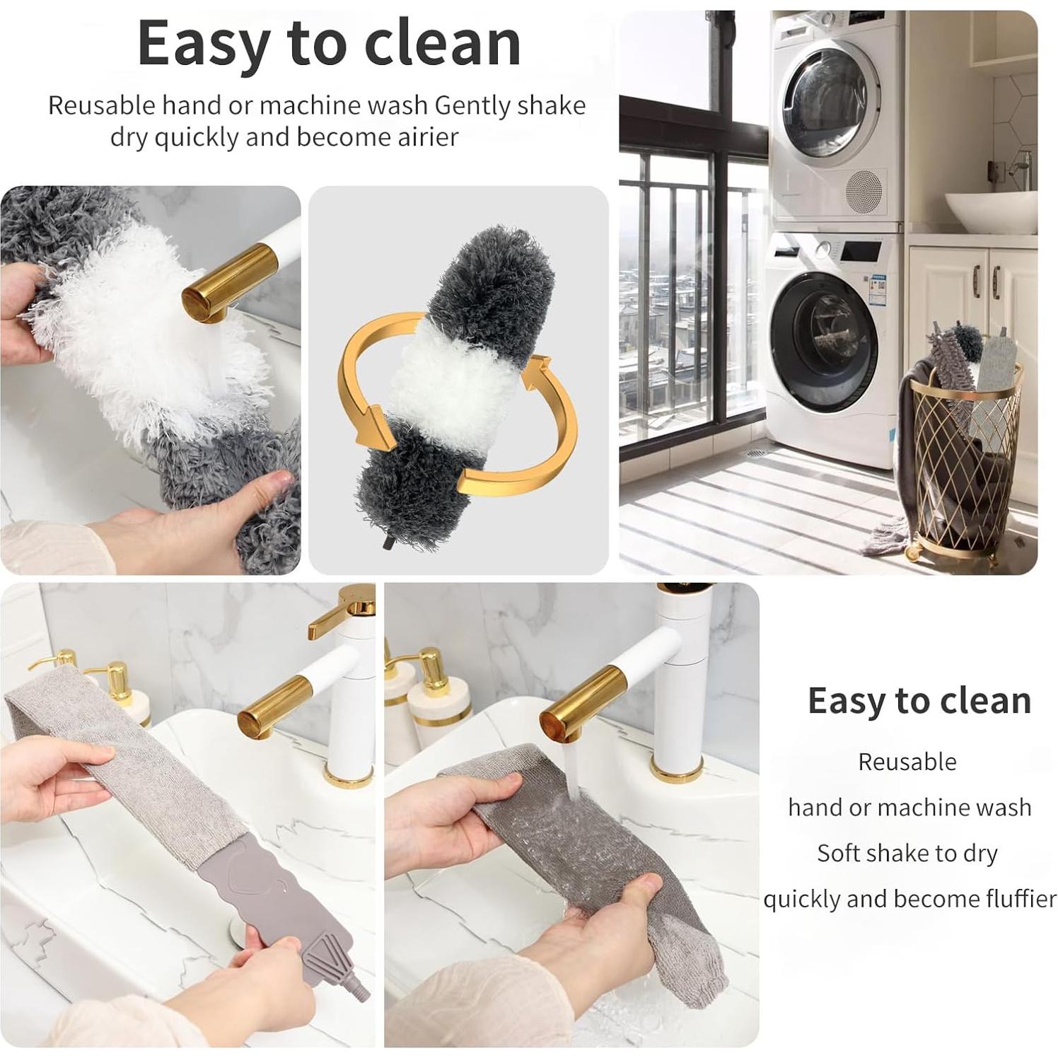 Duster Telescópico Lavable JOVANT 7 Piezas 2.50m