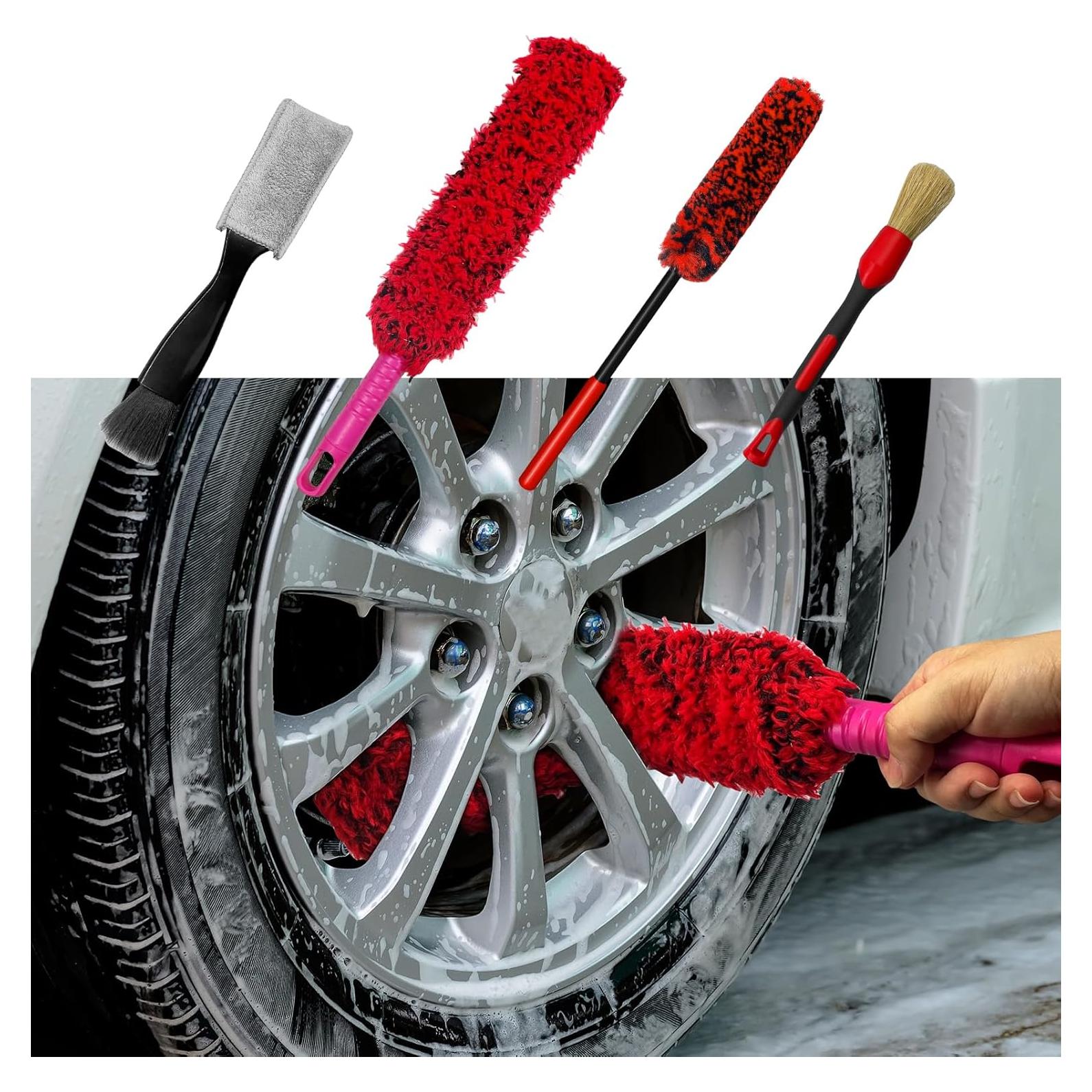 Kit de Cepillos de Limpieza Vytulz para Ruedas y Neumáticos