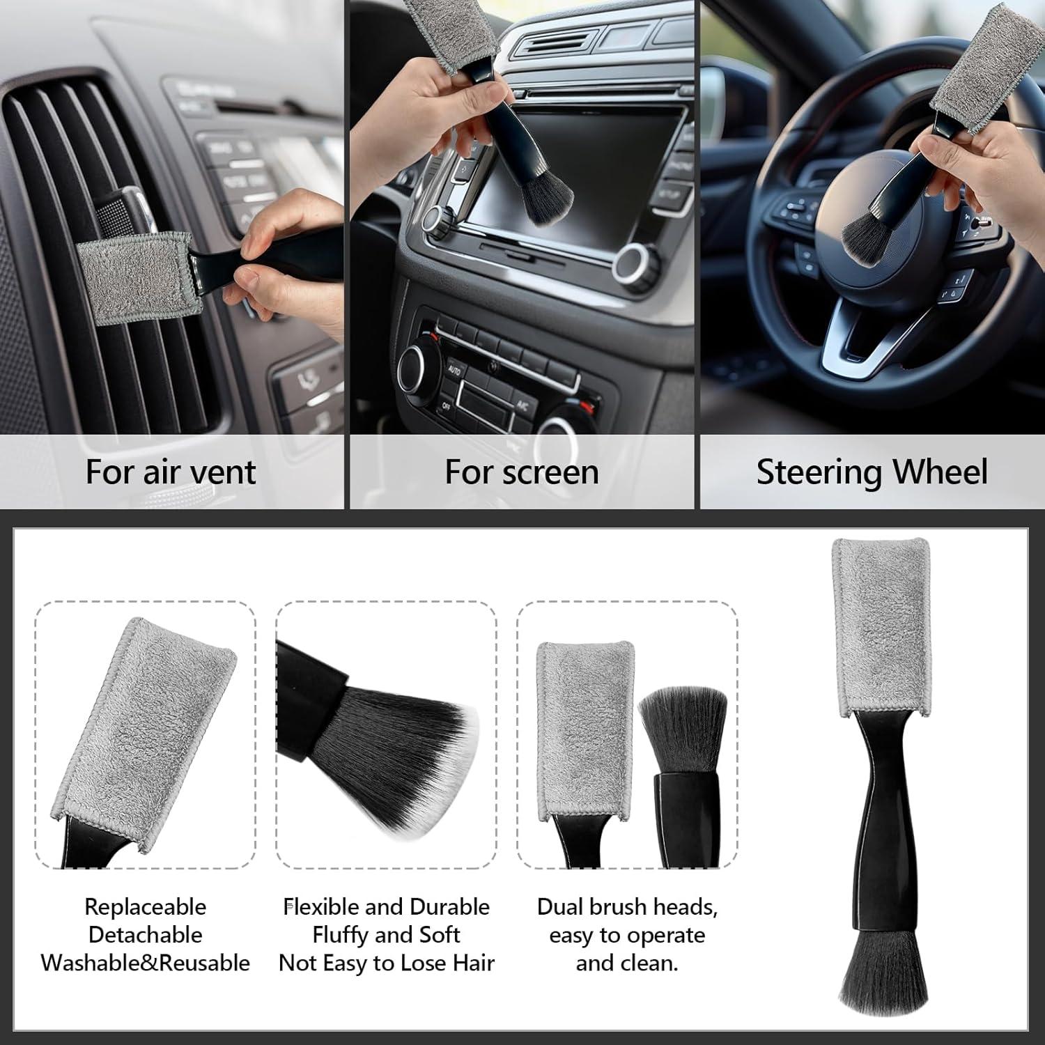 Kit de Cepillos de Limpieza Vytulz para Ruedas y Neumáticos