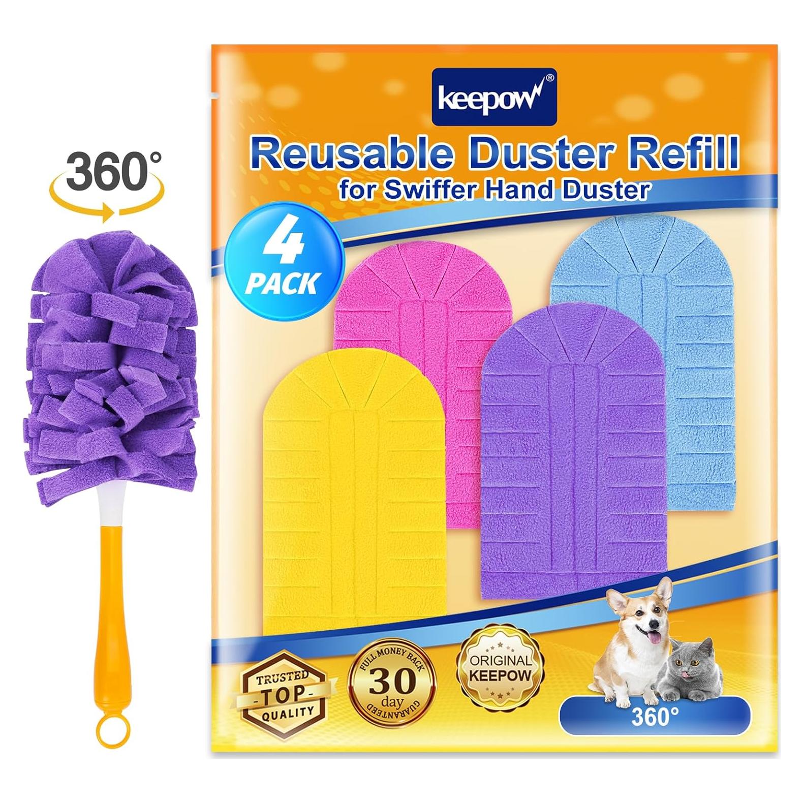 Recargas de Plumero Reutilizables KEEPOW - Paquete de 4