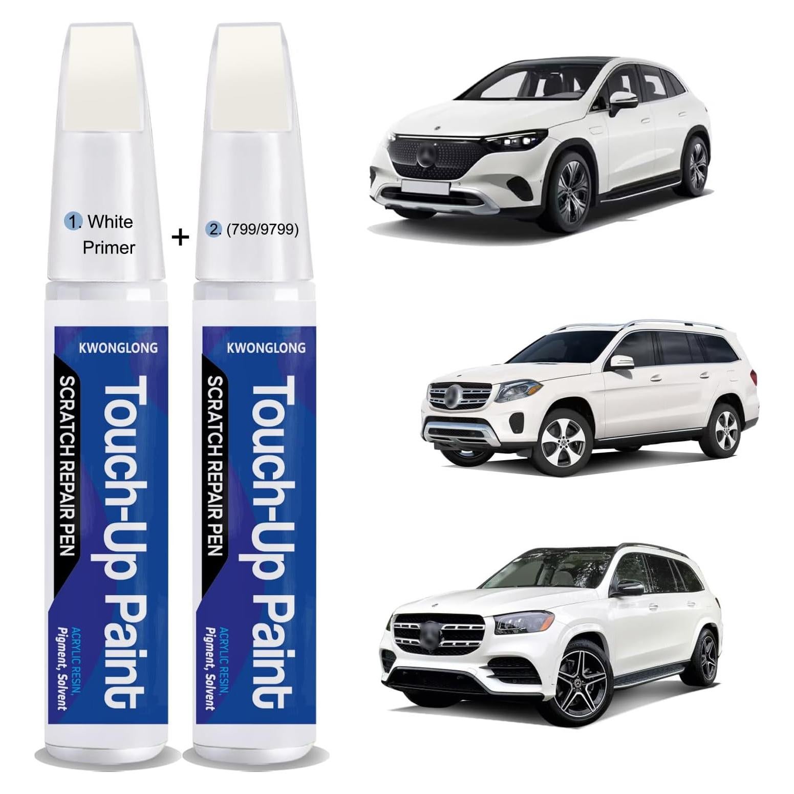 Pintura de Retoque KWONGLONG 799/9799 Diamond White 12ml