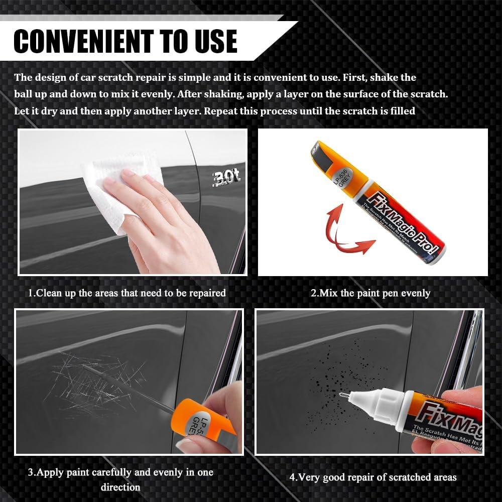 Pintura de Retoque para Coches HQRNYP - Gris - 21.5g