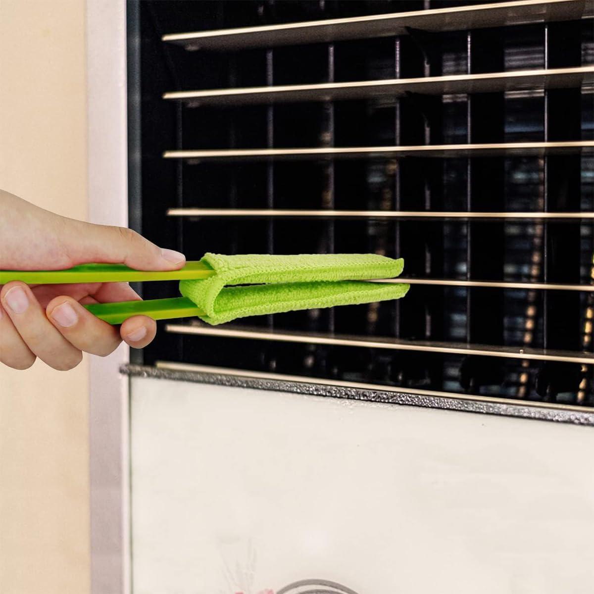 Limpiador de Persianas de Coche Mandark, 2 Piezas Verde