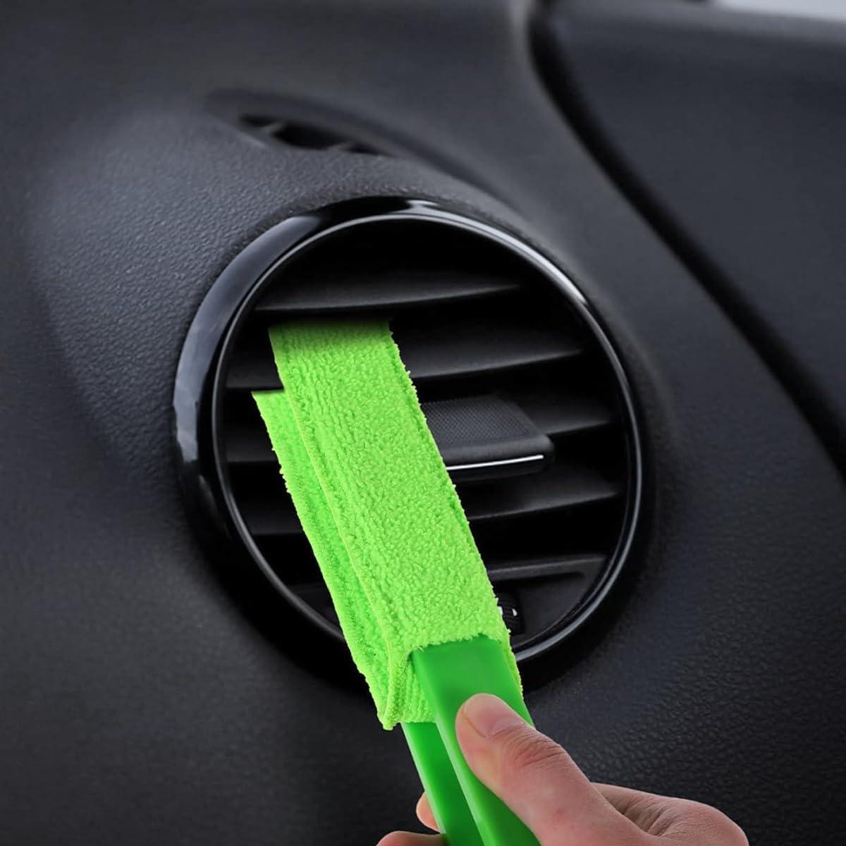 Limpiador de Persianas de Coche Mandark, 2 Piezas Verde