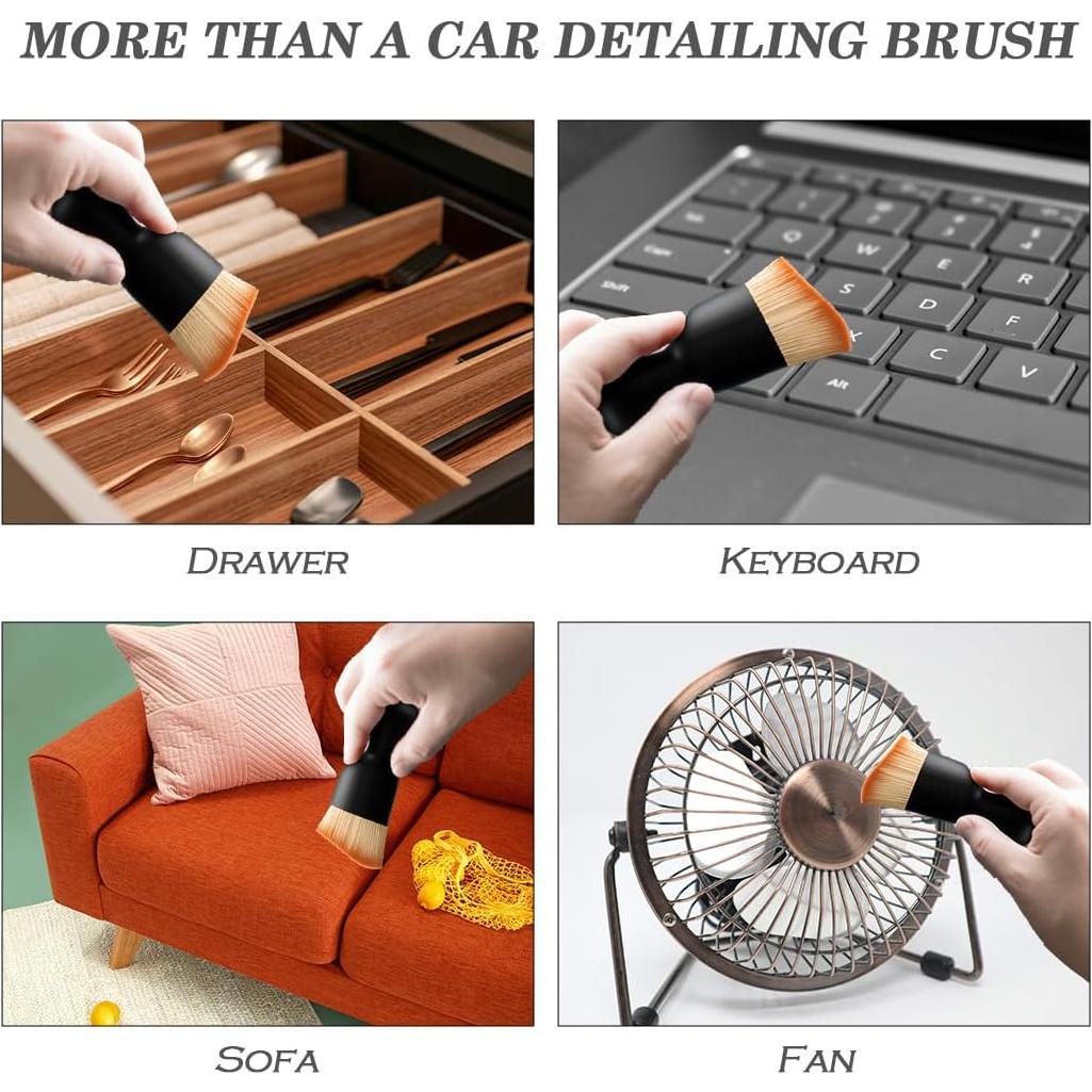 Kit de Cepillos de Limpieza Interior de Coche Cheeris - 2 Piezas