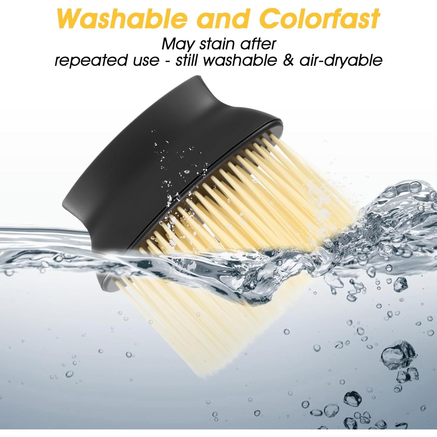 Kit de 2 Cepillos de Limpieza para Coche Quilax - Amarillo/Negro