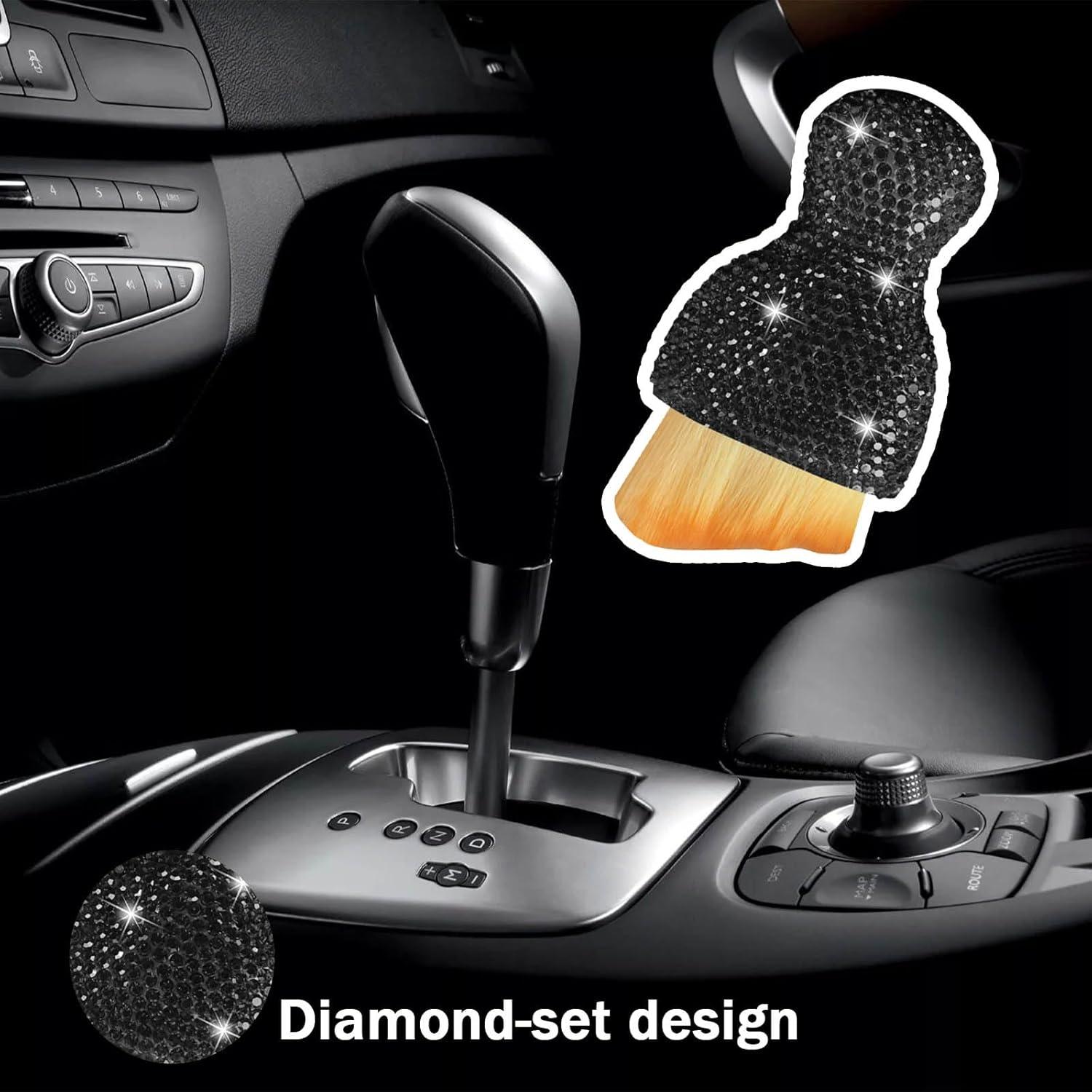 Cepillo de limpieza para interiores de automóviles Piburth Negro