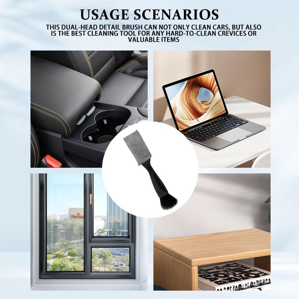Cepillo Duster Universal 2 en 1 Rebvugr para Limpieza de Autos