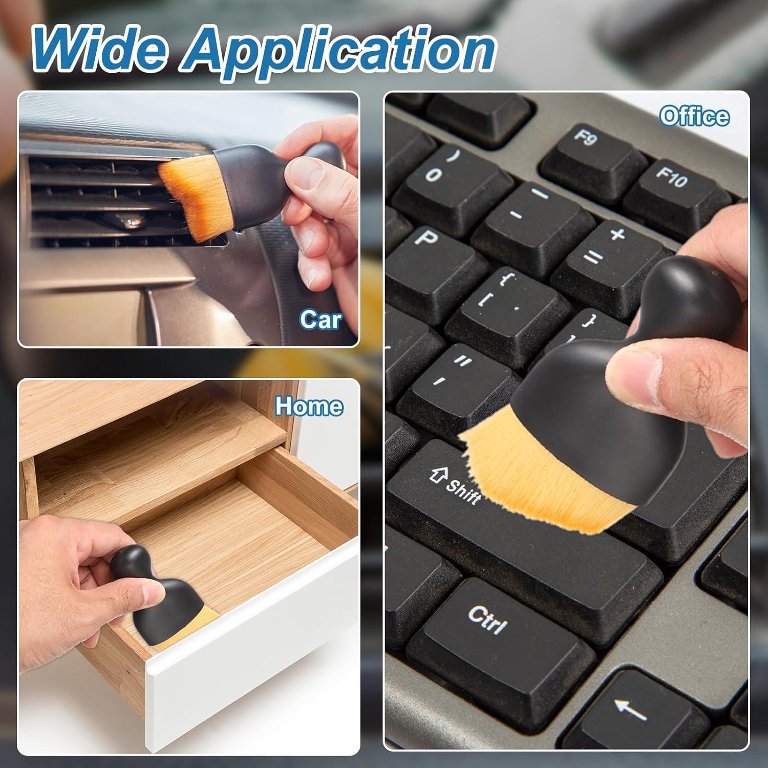 Cepillo de Limpieza Interior de Coche Harfington 10cm