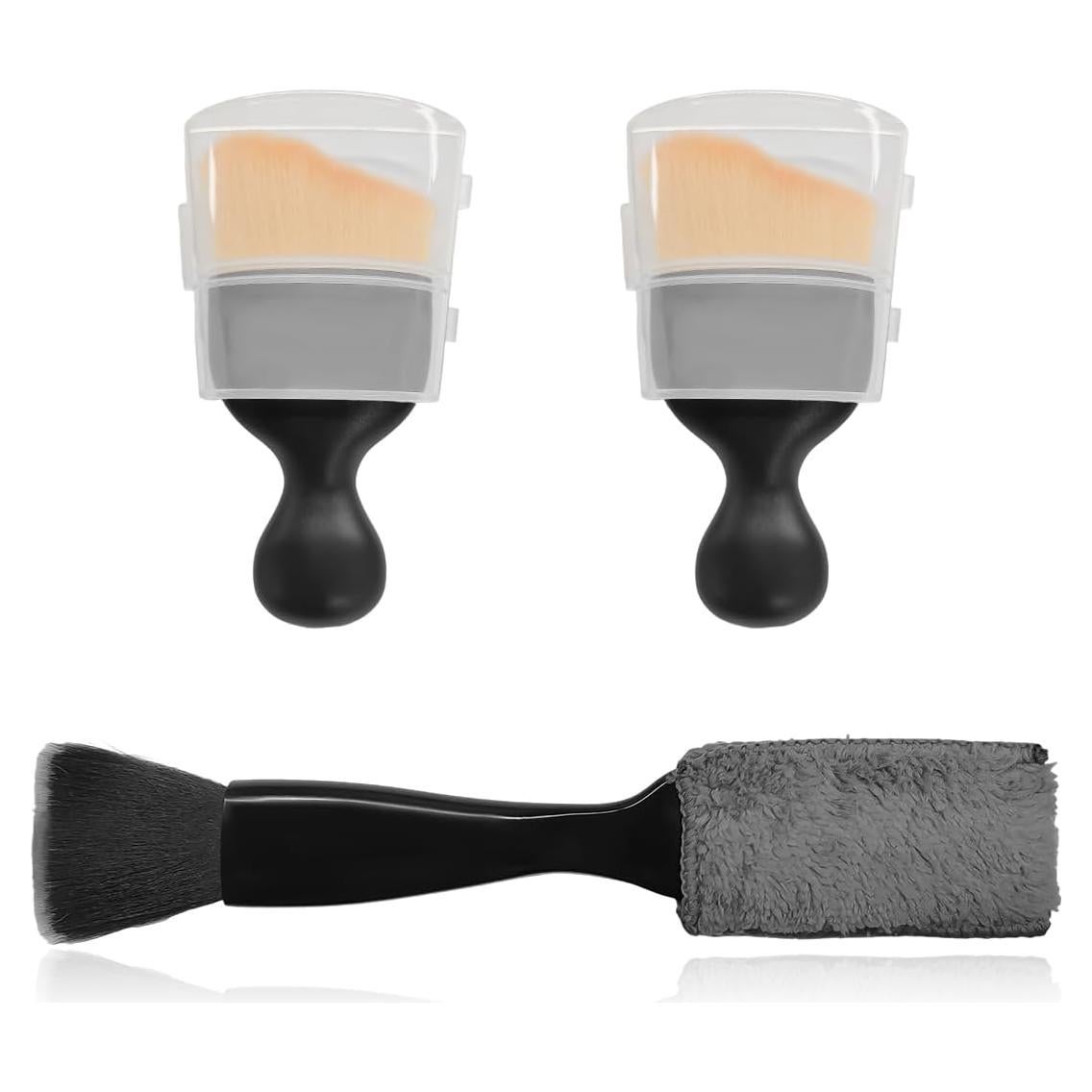 Juego de 3 Cepillos de Detalle MTRPS para Interiores de Autos