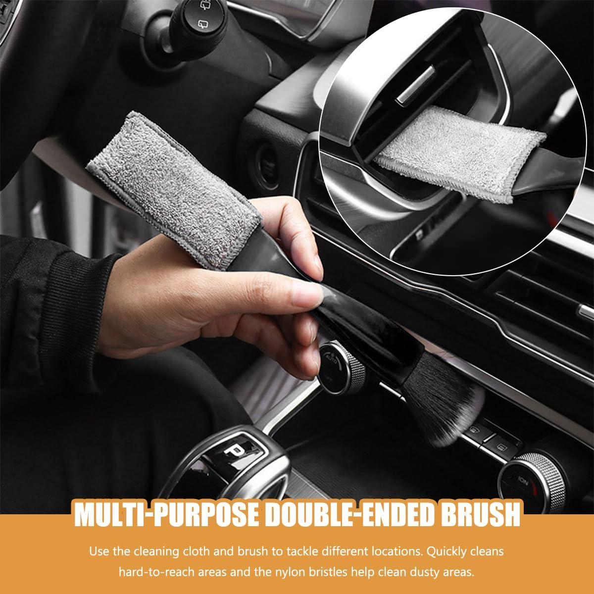 Juego de 3 Cepillos de Detalle MTRPS para Interiores de Autos