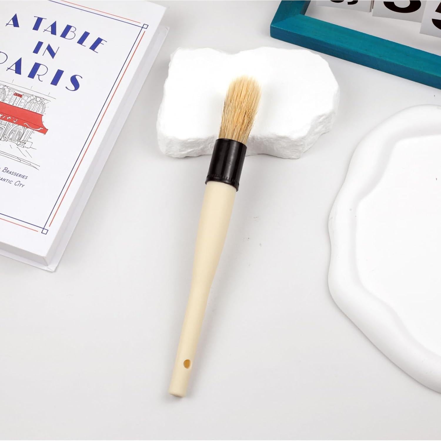 Cepillos de Detalle de Pelo de Jabalí Tienyuu - 3 Piezas