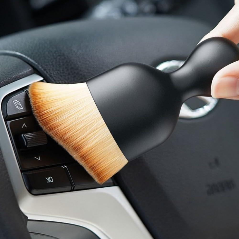 Cepillo de Coche EGEN Negro Portátil para Detallar Interior