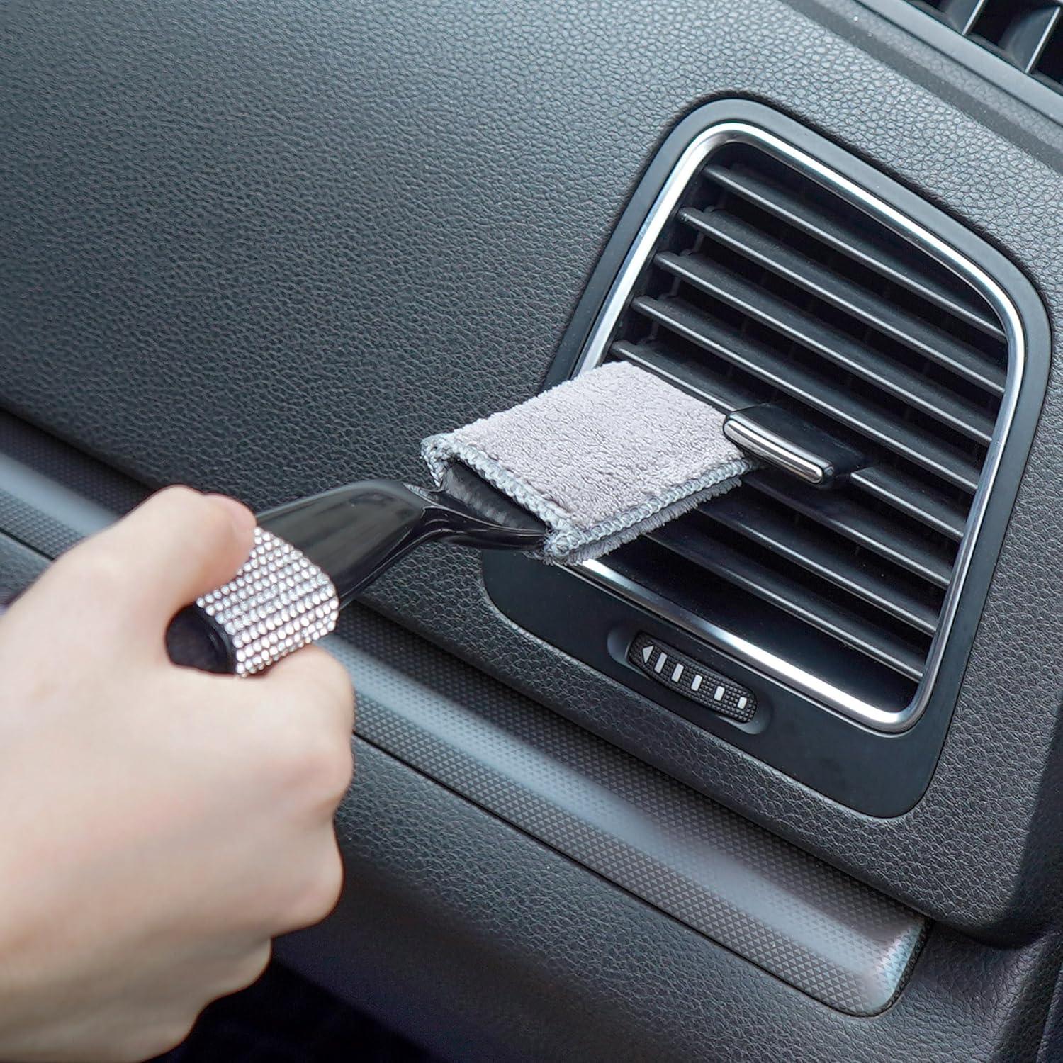 Cepillo de Polvo para Auto JANKOW Bling - 2 Pcs Negro