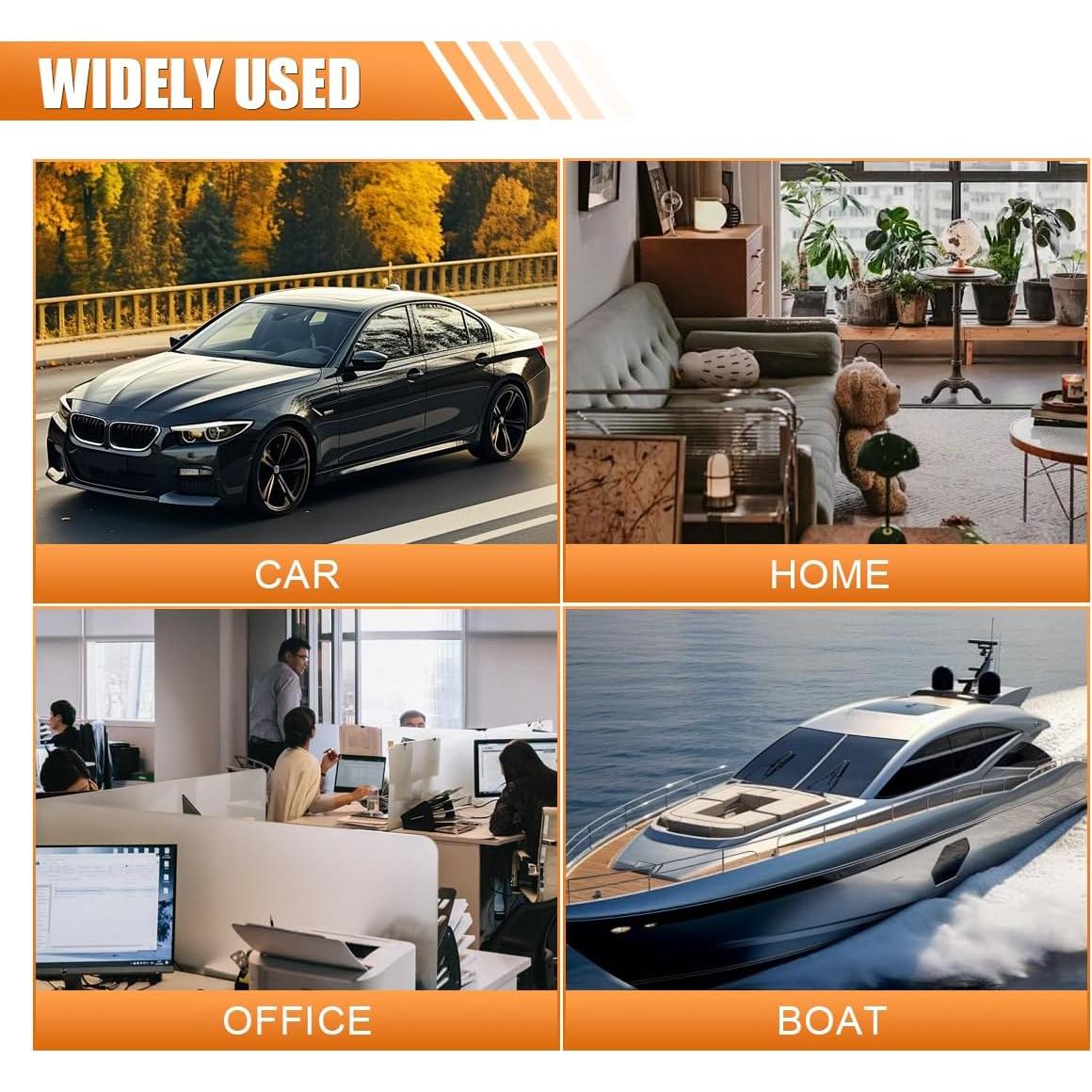 Cepillo de Polvo de Madera UHANBUT para Auto 35.8 cm Gris