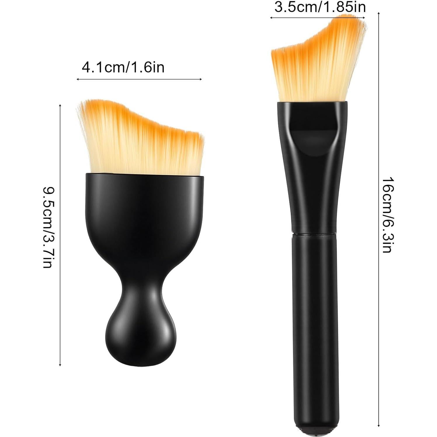 Juego de 4 cepillos de limpieza WLLHYF para interiores de autos