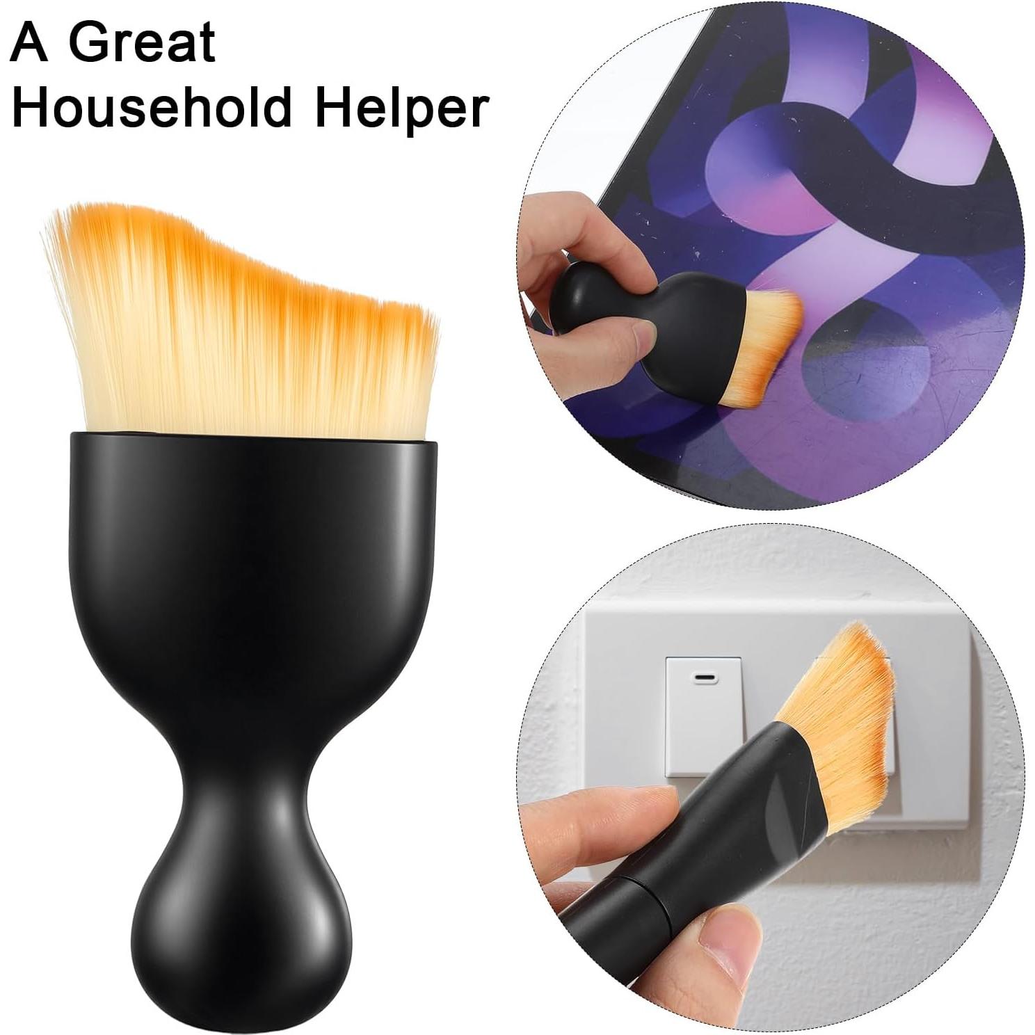 Juego de 4 cepillos de limpieza WLLHYF para interiores de autos