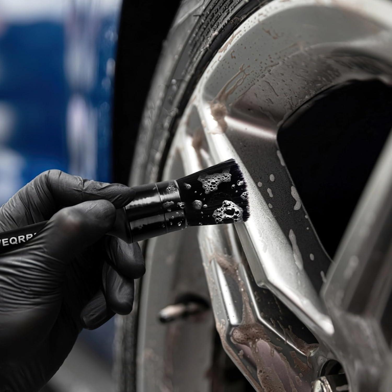 Juego de 5 Cepillos Suaves Homaisson para Detallado de Autos