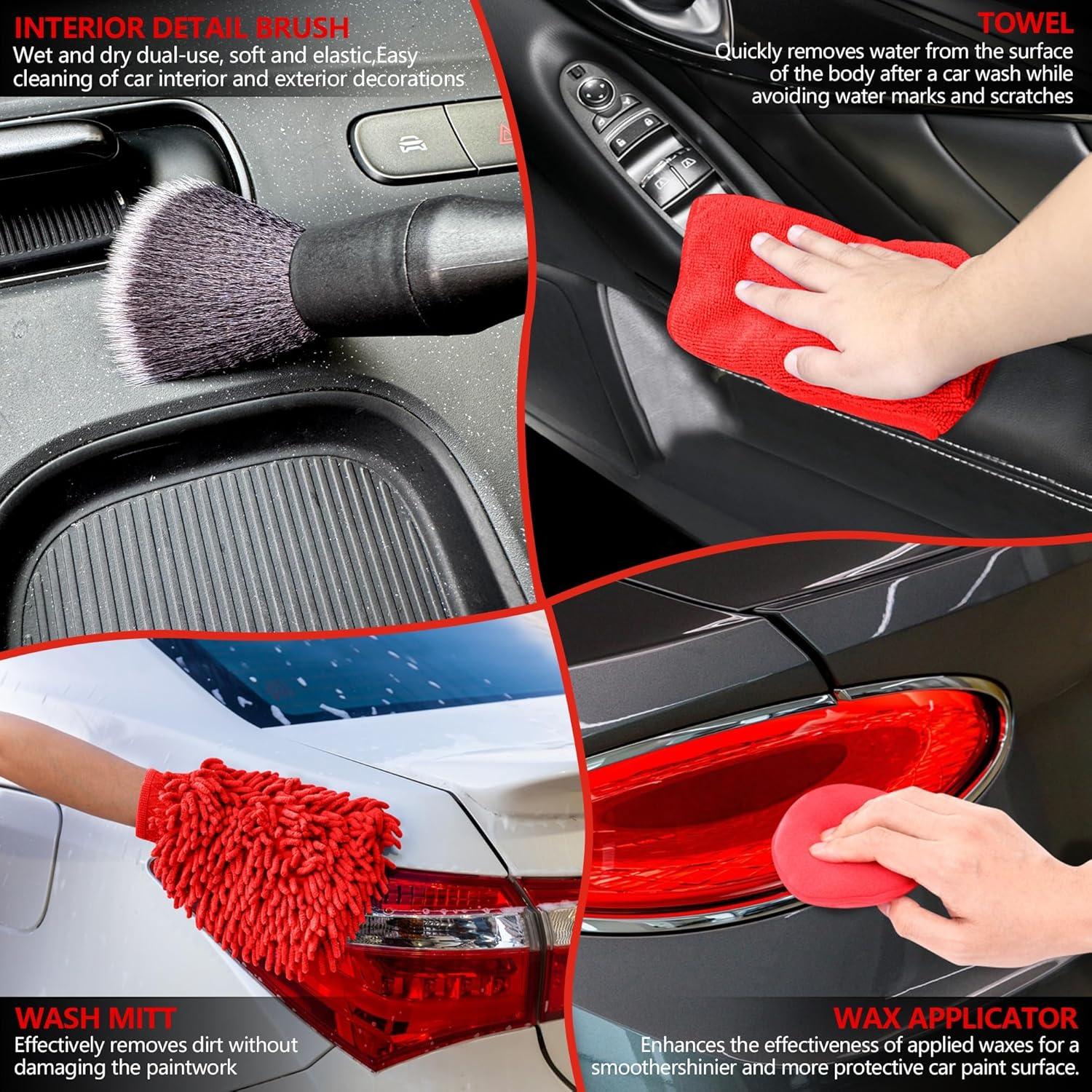 Kit de Detallado de Automóviles MIANYINGR 15 Piezas