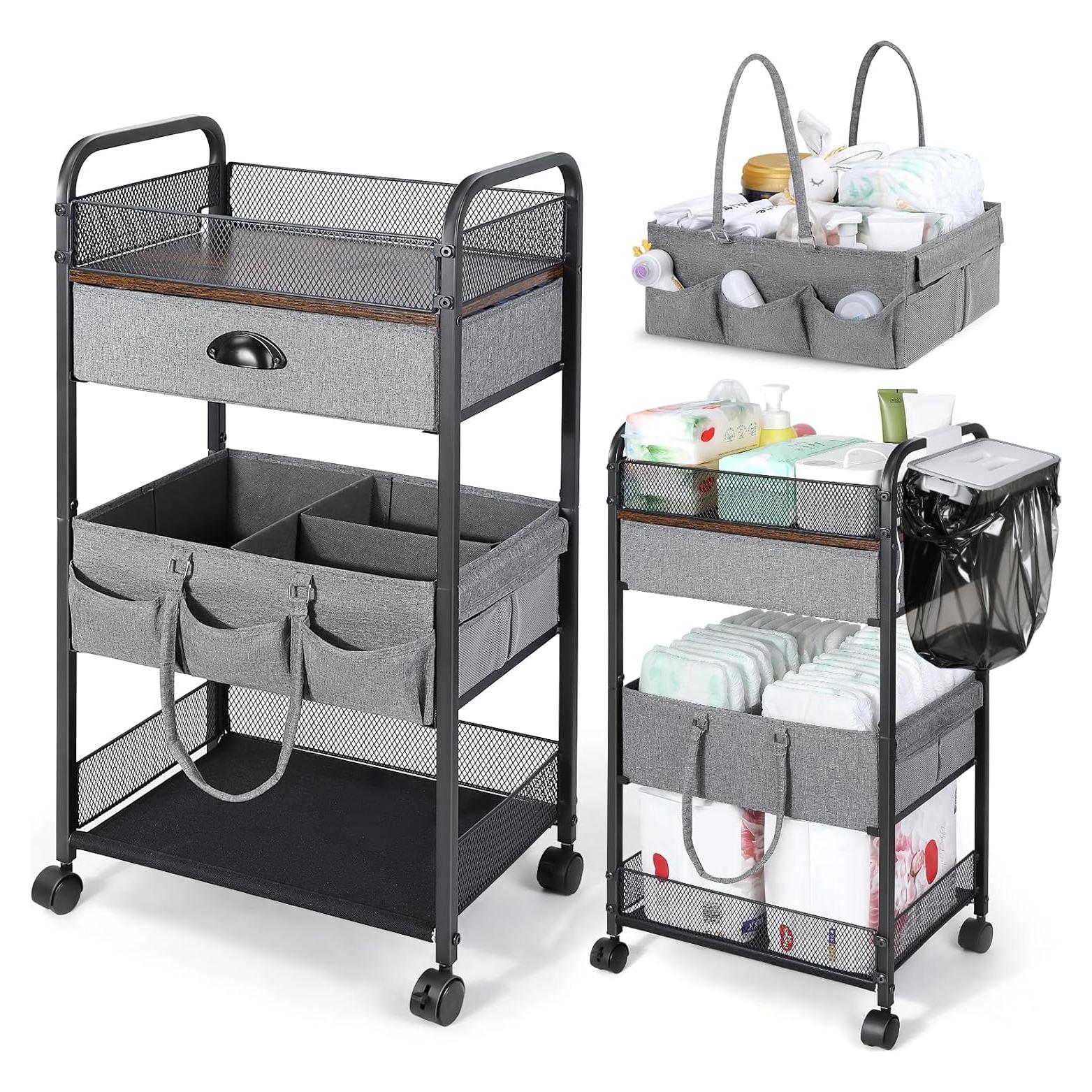 Organizador de Carro para Bebé Orzbow, 4 Niveles, Gris