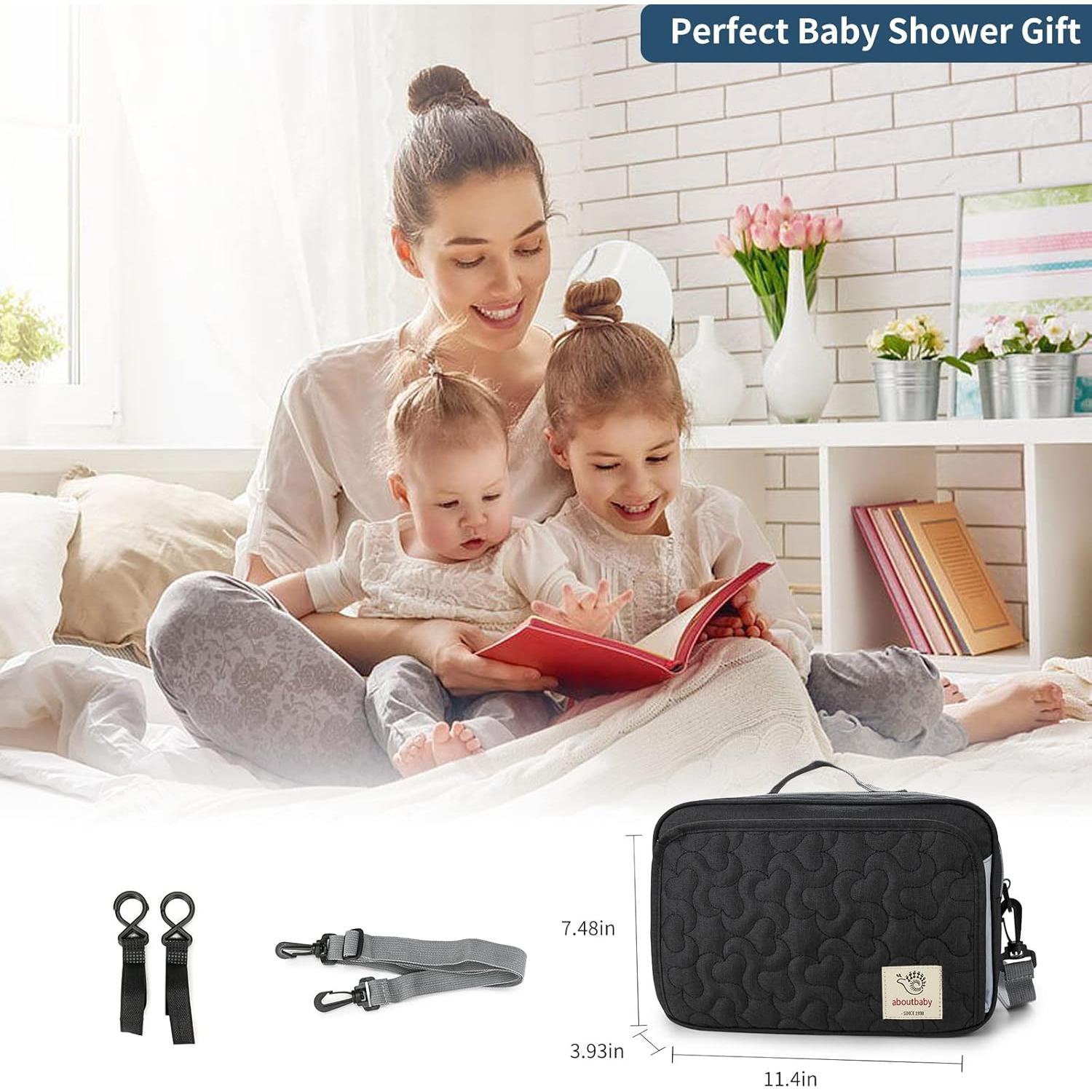 Bolsa de Pañales TRENDPLAY Organizador Mini para Carro Negro