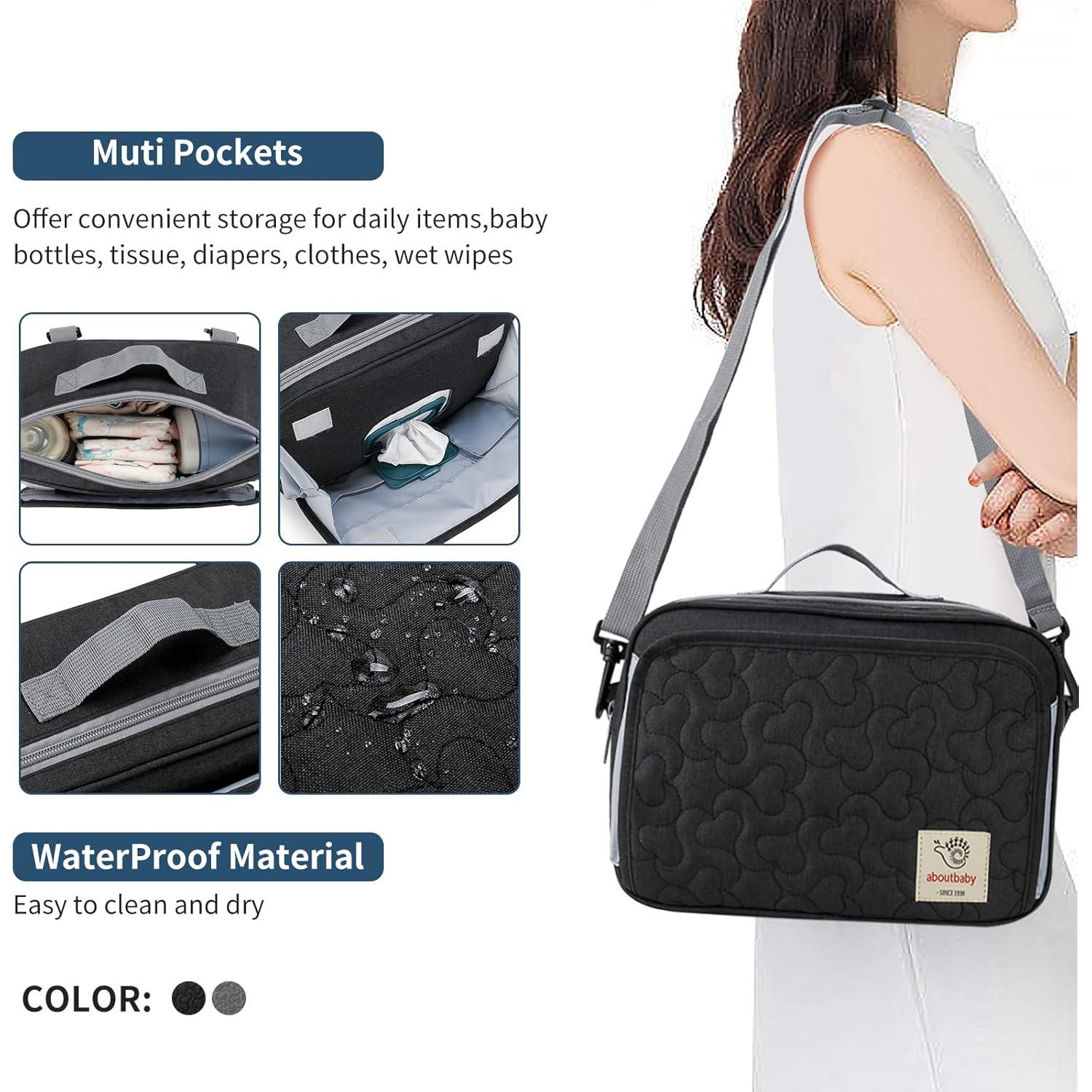 Bolsa de Pañales TRENDPLAY Organizador Mini para Carro Negro