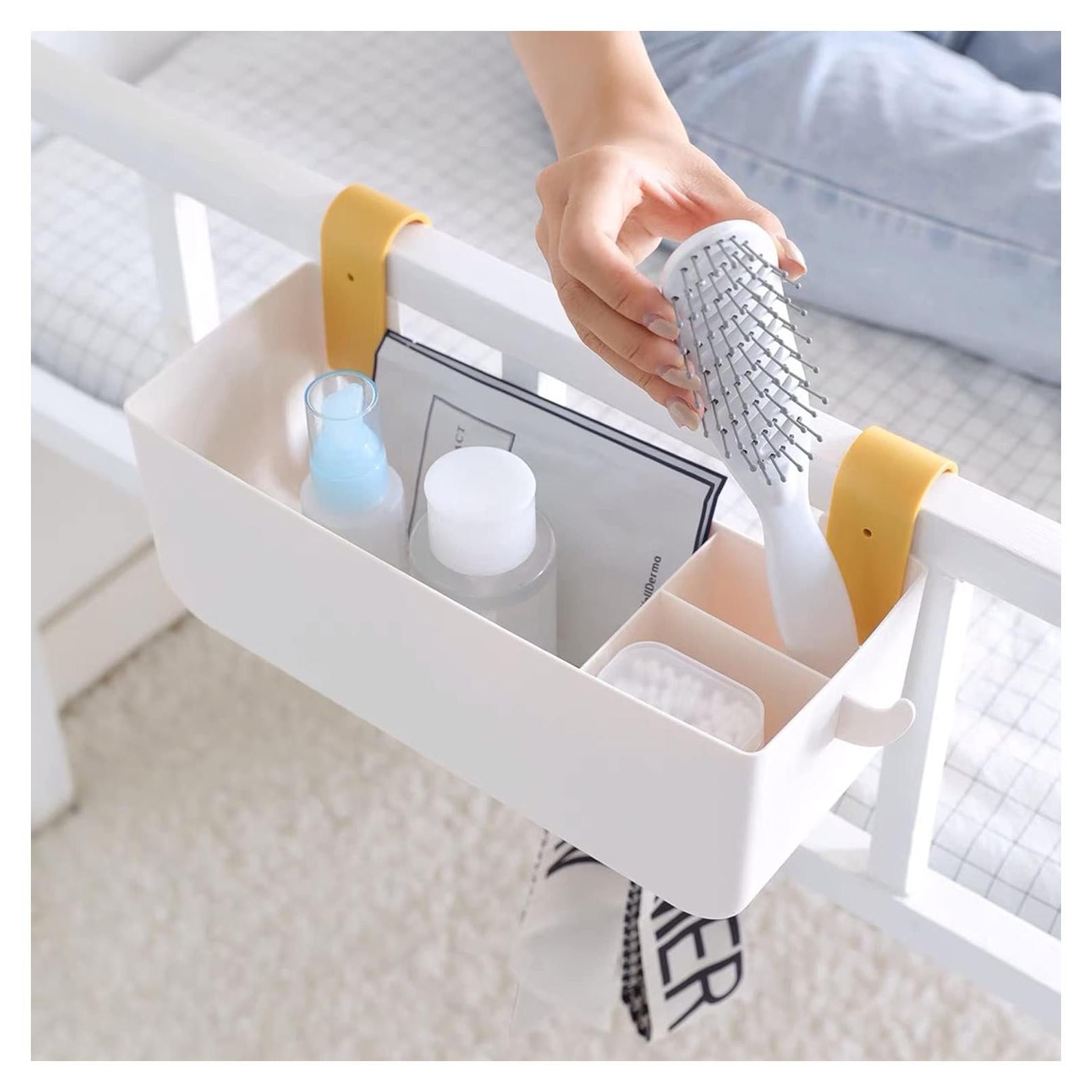 Caddy Colgante de Cama MEVOPHEE Blanco 30.5x11.9 cm Almacenamiento