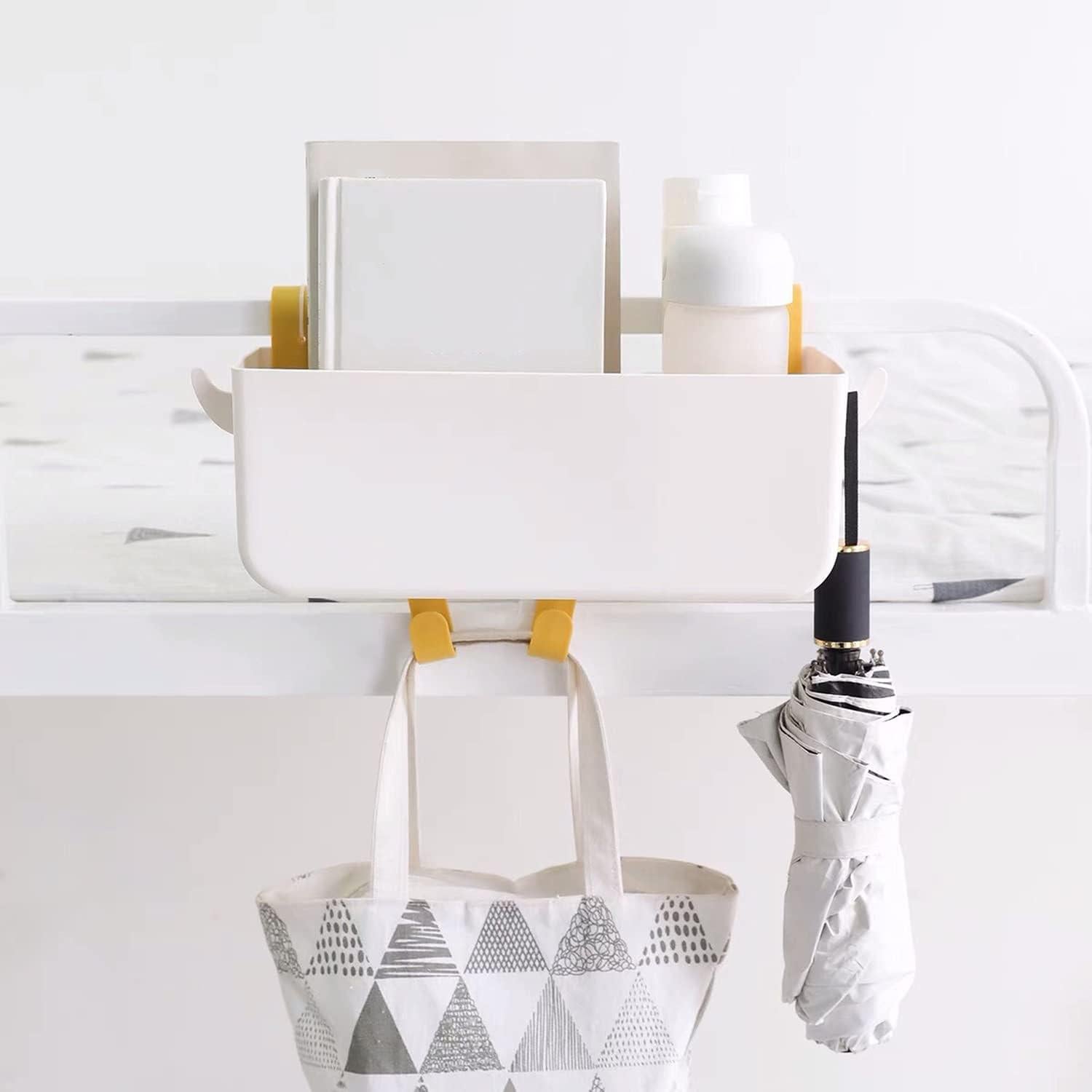 Caddy Colgante de Cama MEVOPHEE Blanco 30.5x11.9 cm Almacenamiento