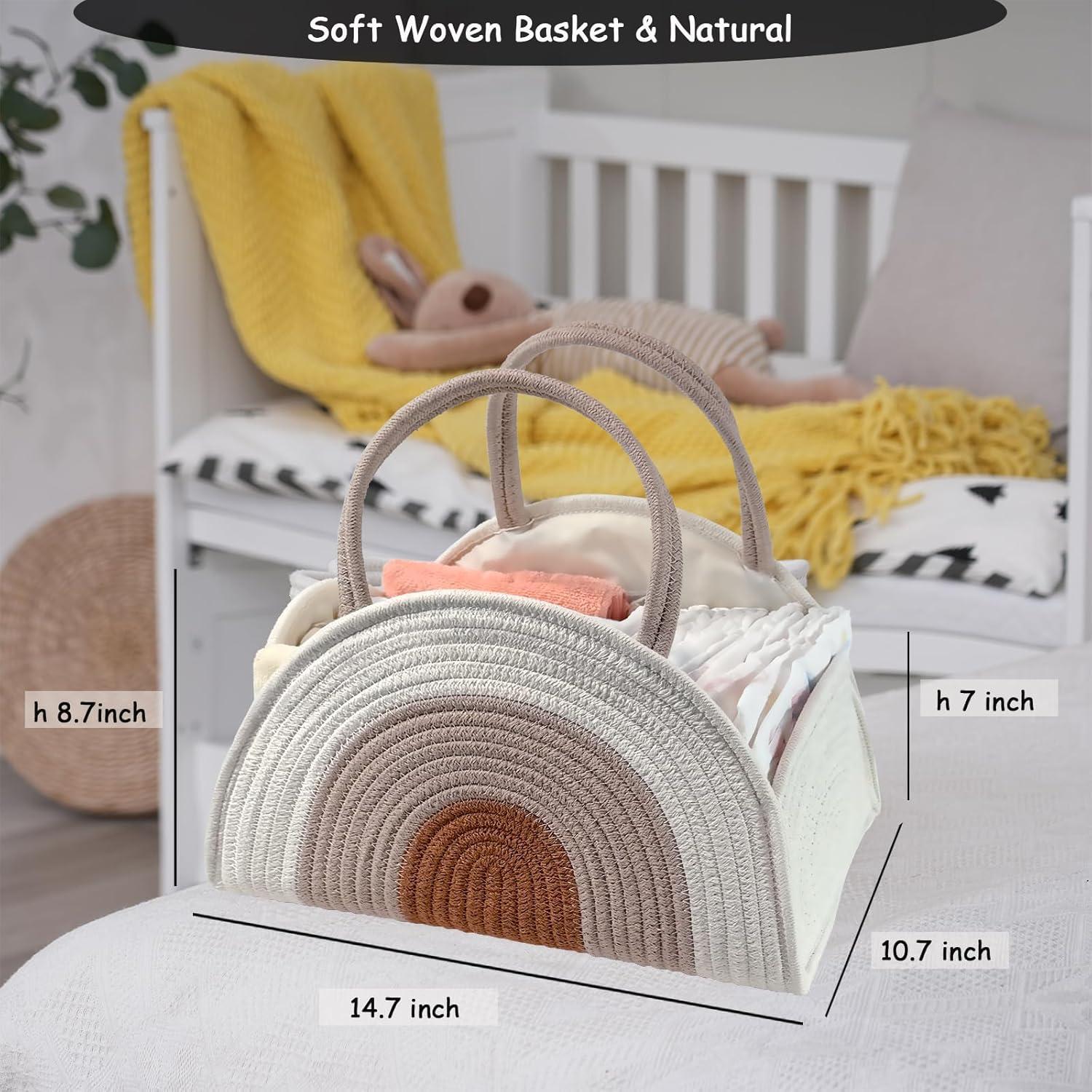 Caddy de Almacenamiento COMFY-HOMI para Pañales Algodón 37x27cm