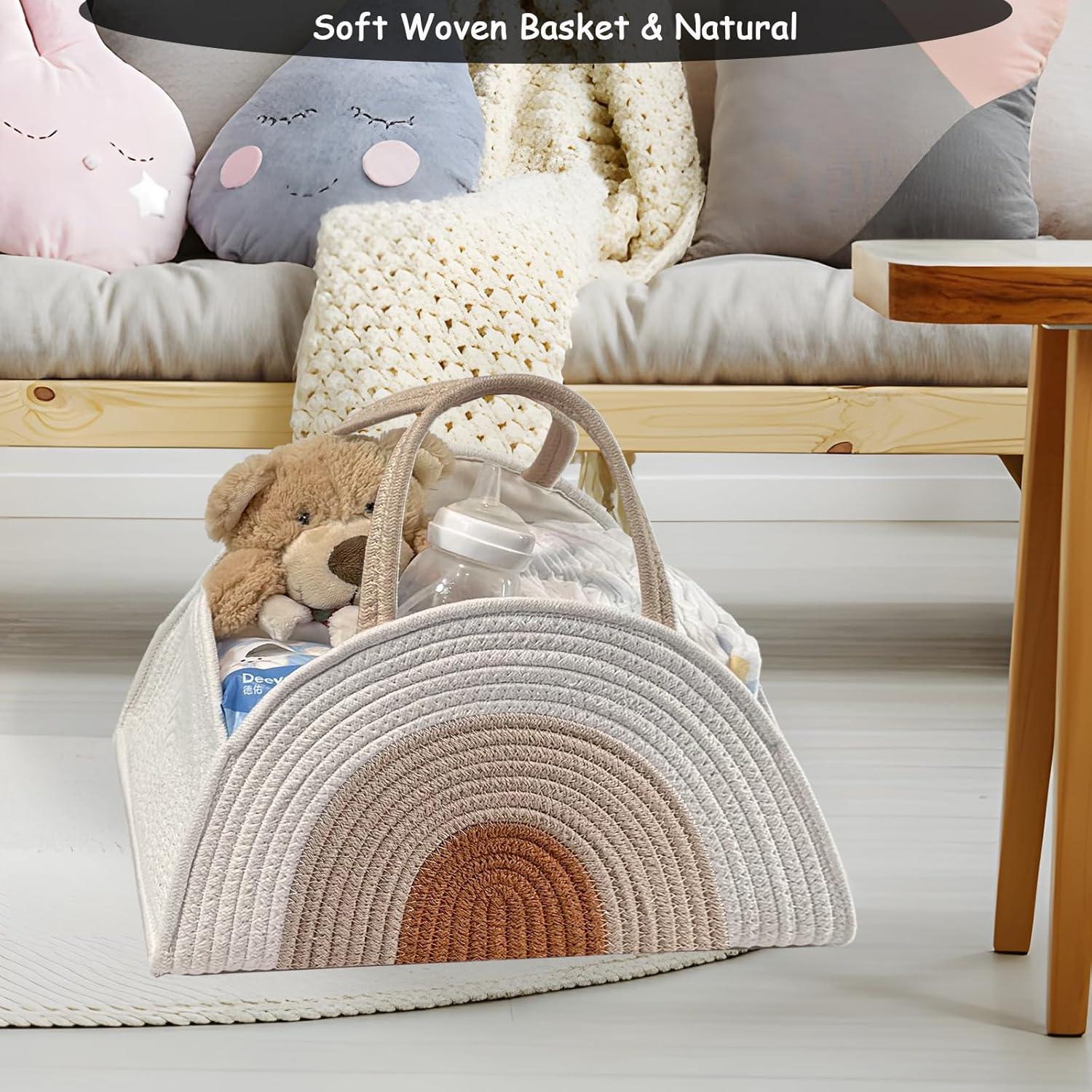 Caddy de Almacenamiento COMFY-HOMI para Pañales Algodón 37x27cm