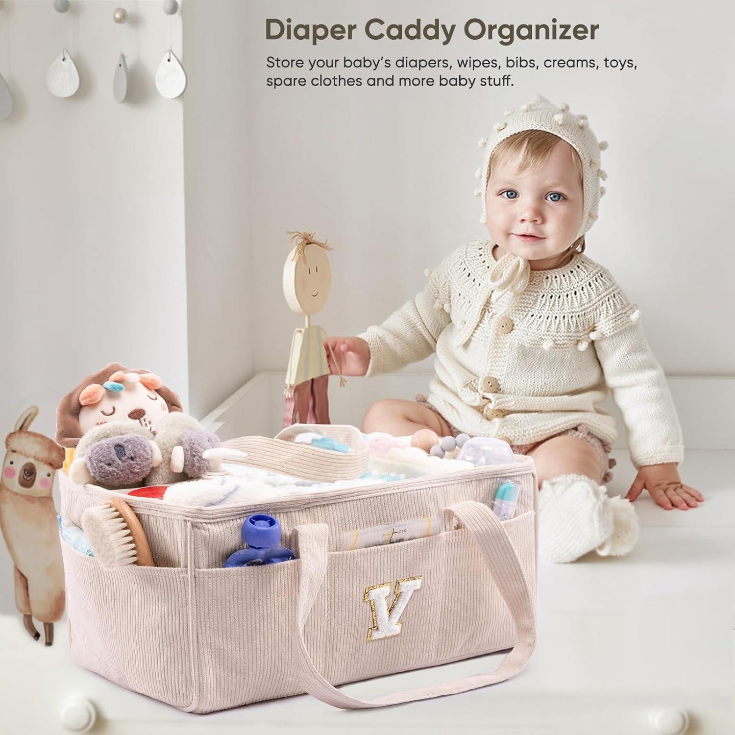 Organizador de Pañales SFYBYHEART Personalizado 38x25x18cm