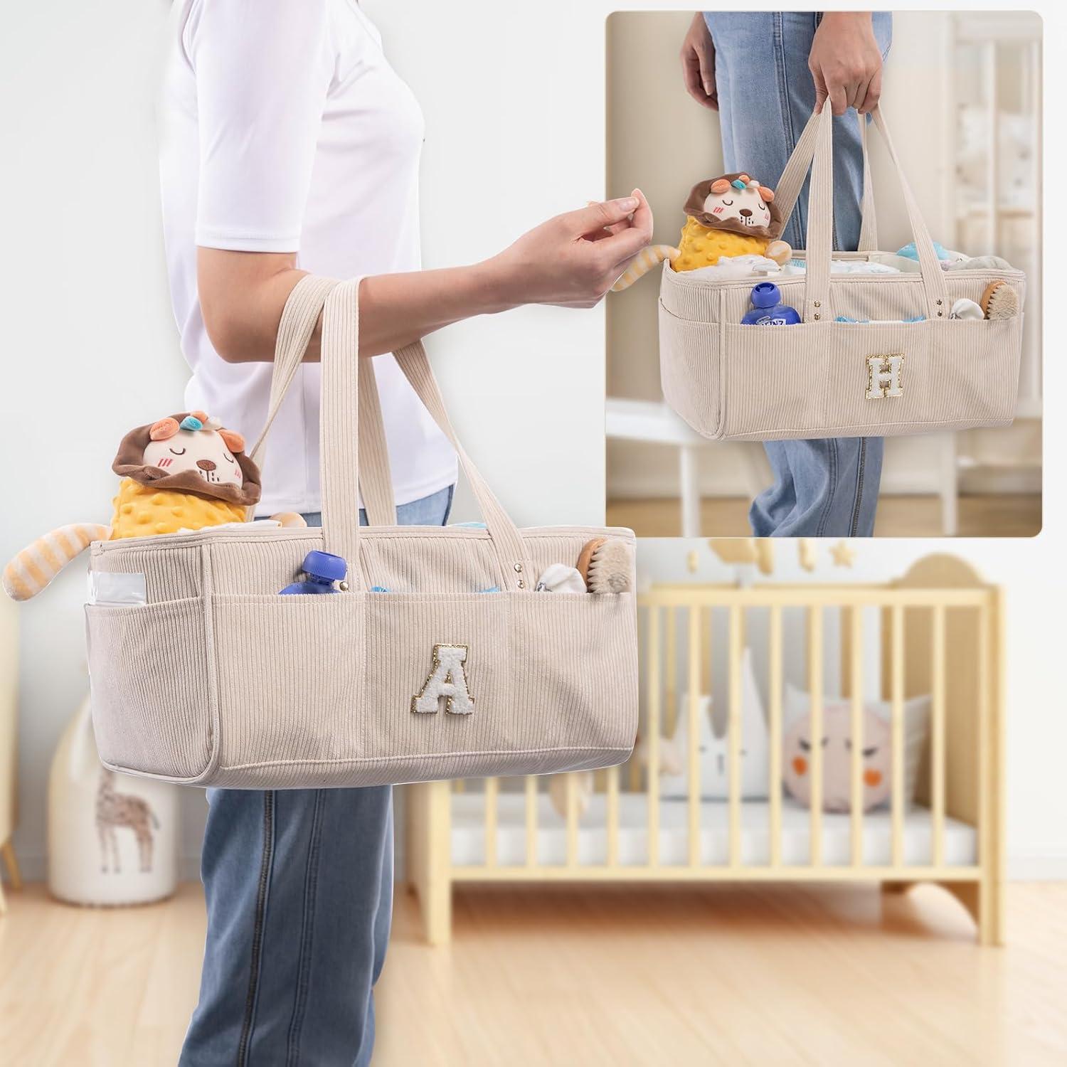 Organizador de Pañales SFYBYHEART Personalizado 38x25x18cm