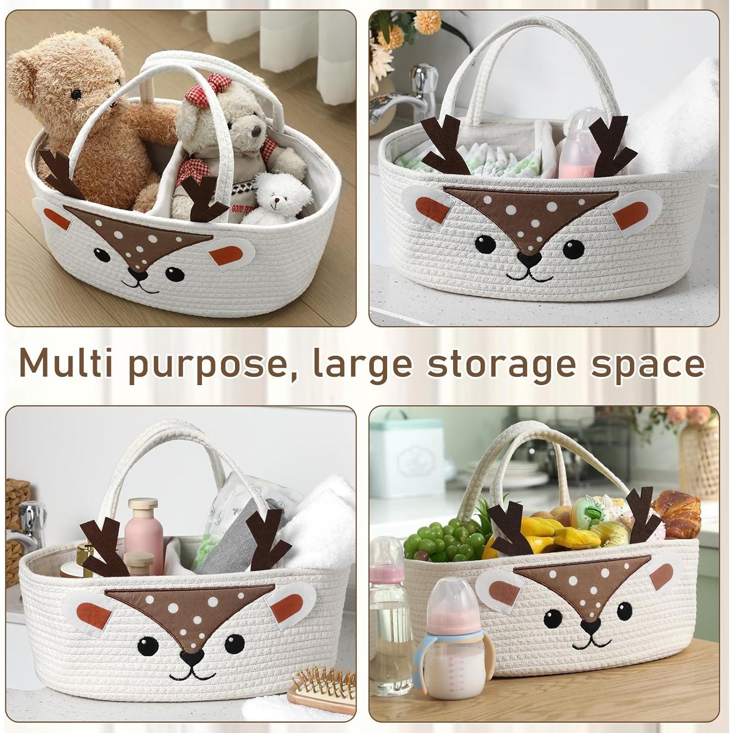 Organizador de Pañales para Bebé Weysat Ciervo 38x25cm