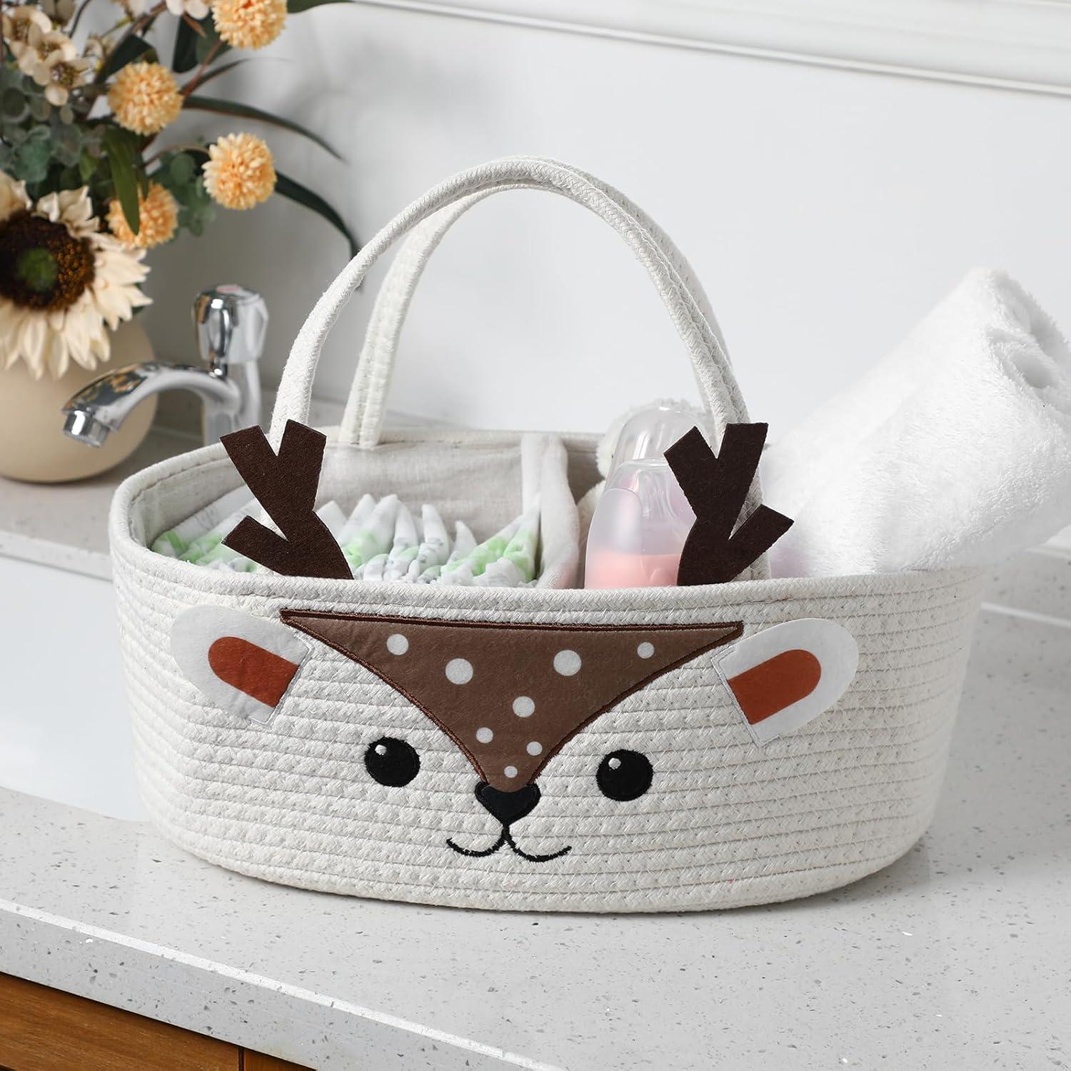 Organizador de Pañales para Bebé Weysat Ciervo 38x25cm