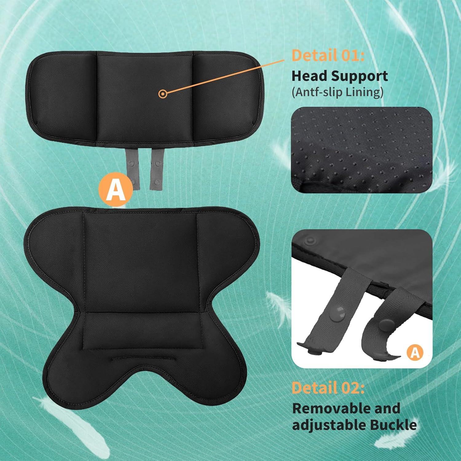 Inserto para Asiento de Auto Bebé Twievo - Soporte Cabeza y Cuerpo