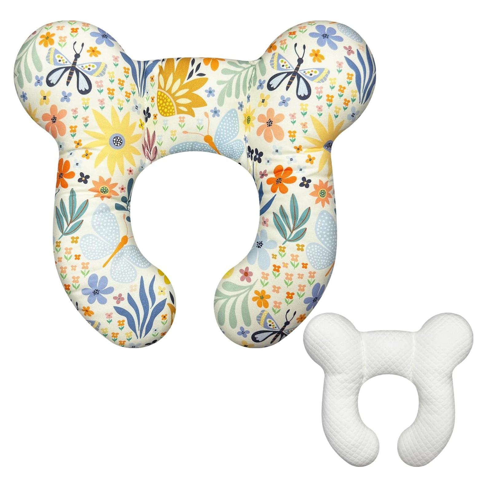 Almohada de Viaje para Bebé ZHOMA Soporte Cuello Flor 2