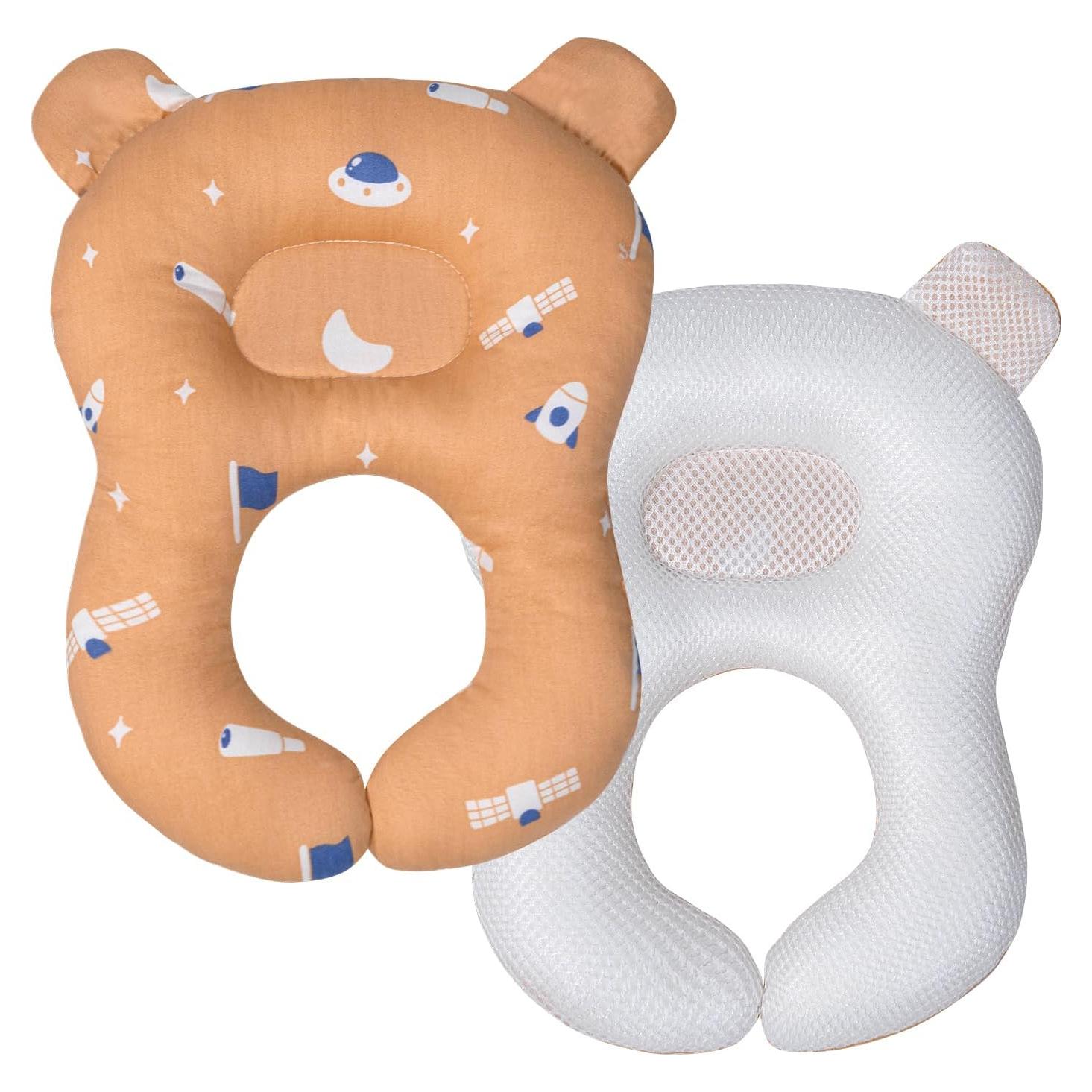 Almohada de Viaje para Bebé Reidio Doble Cara Coral 22.86x20.32cm